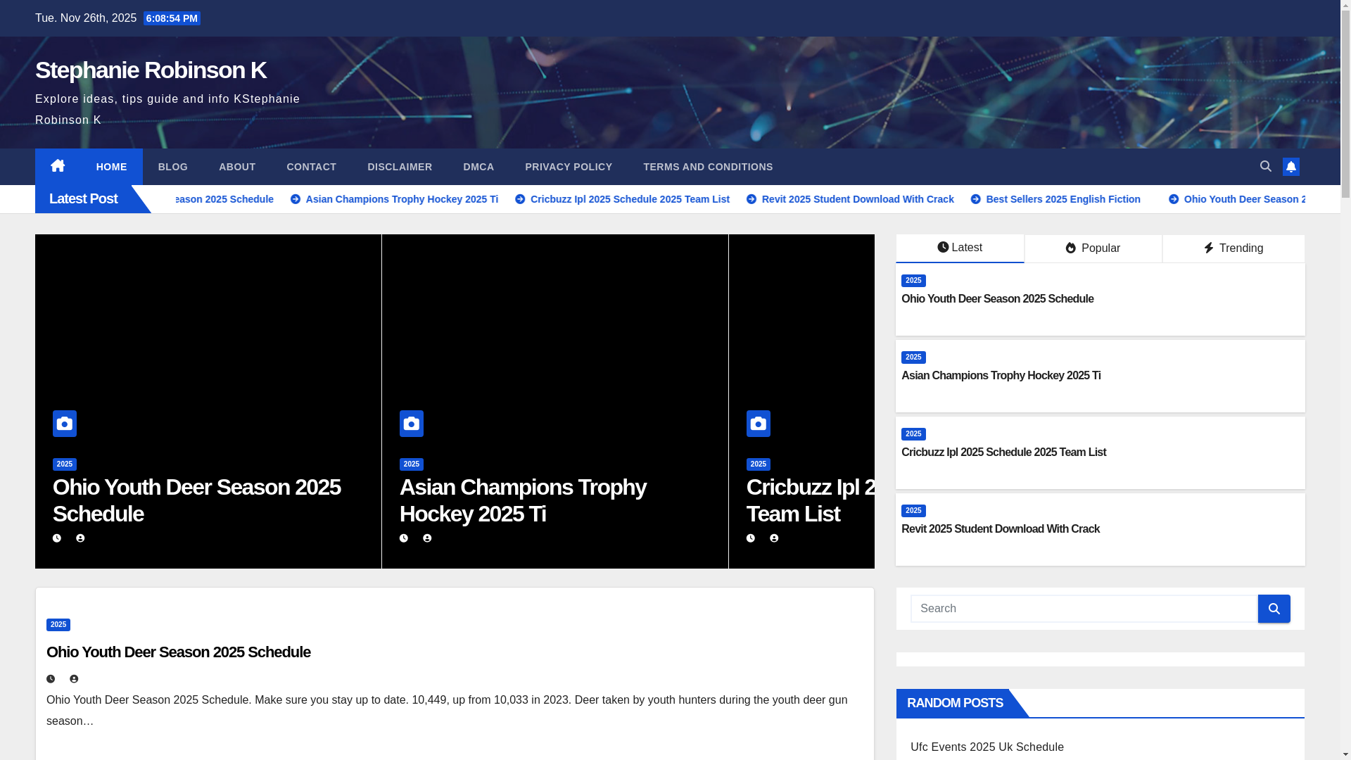 website screenshot of https://stephanierobinsonk.pages.dev/