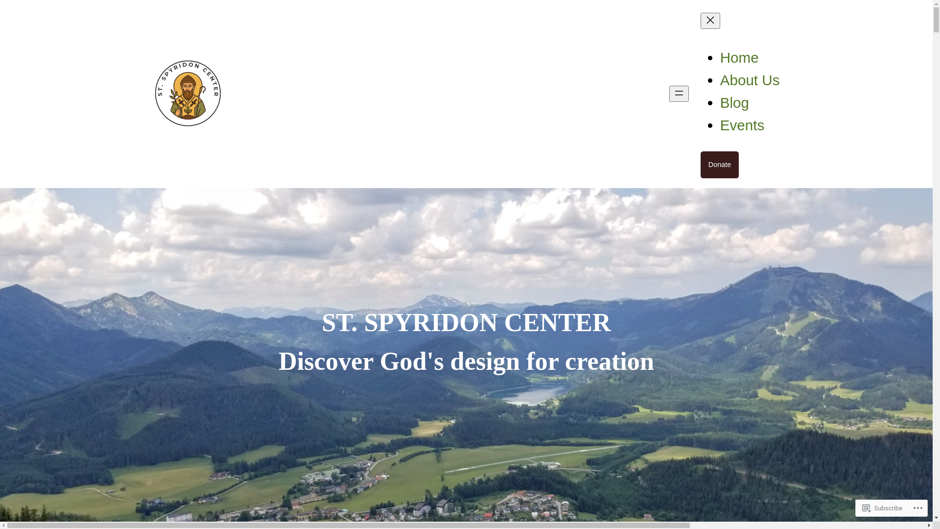 website screenshot of https://spyridoncenter.org/