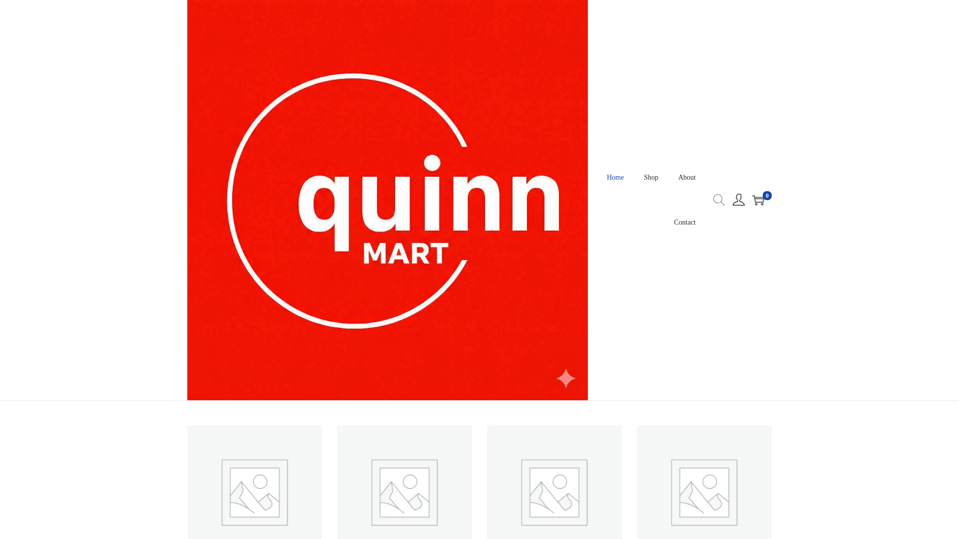 website screenshot of https://quinnmart.co.in/