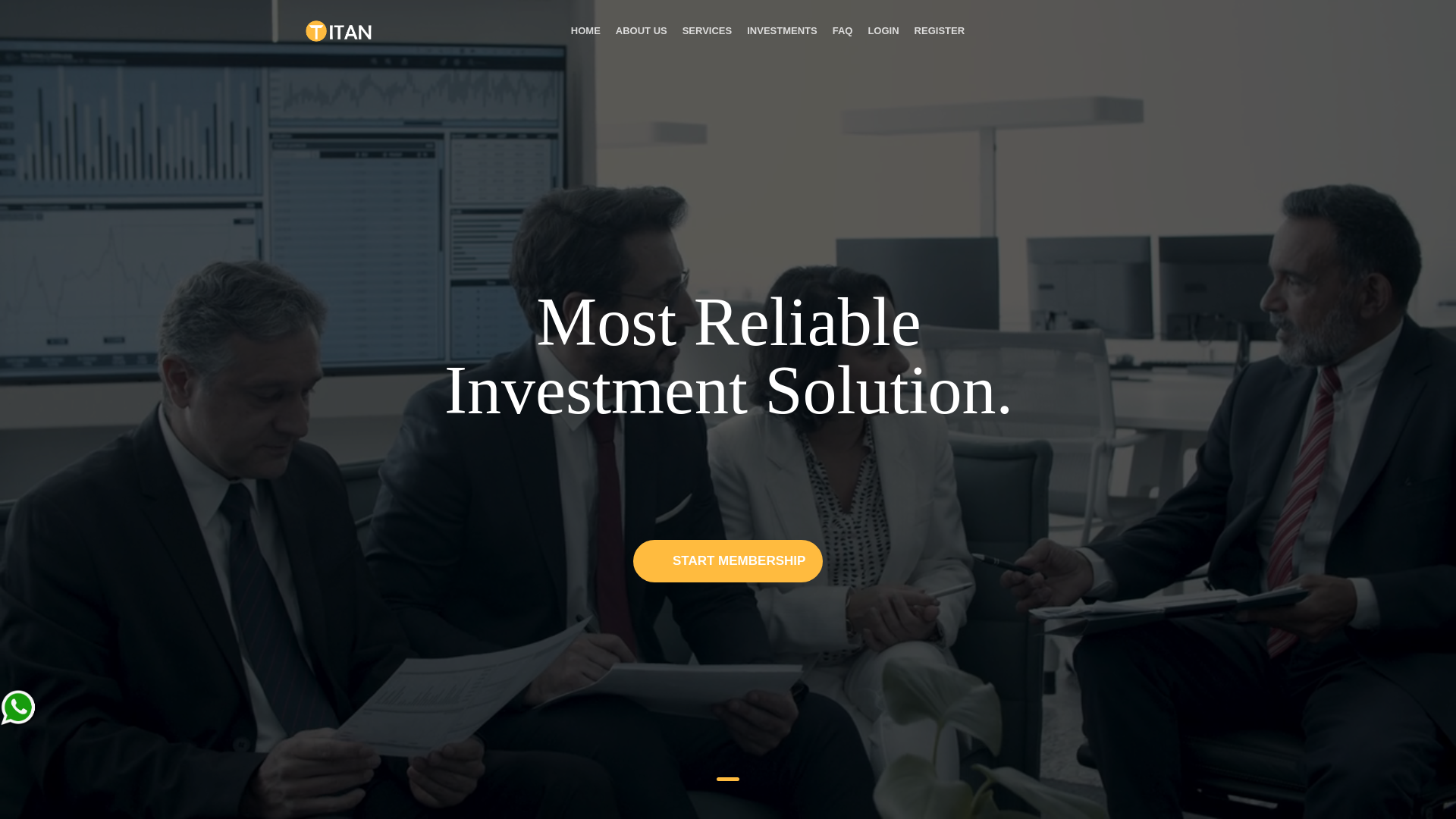 website screenshot of http://titansalpha.com