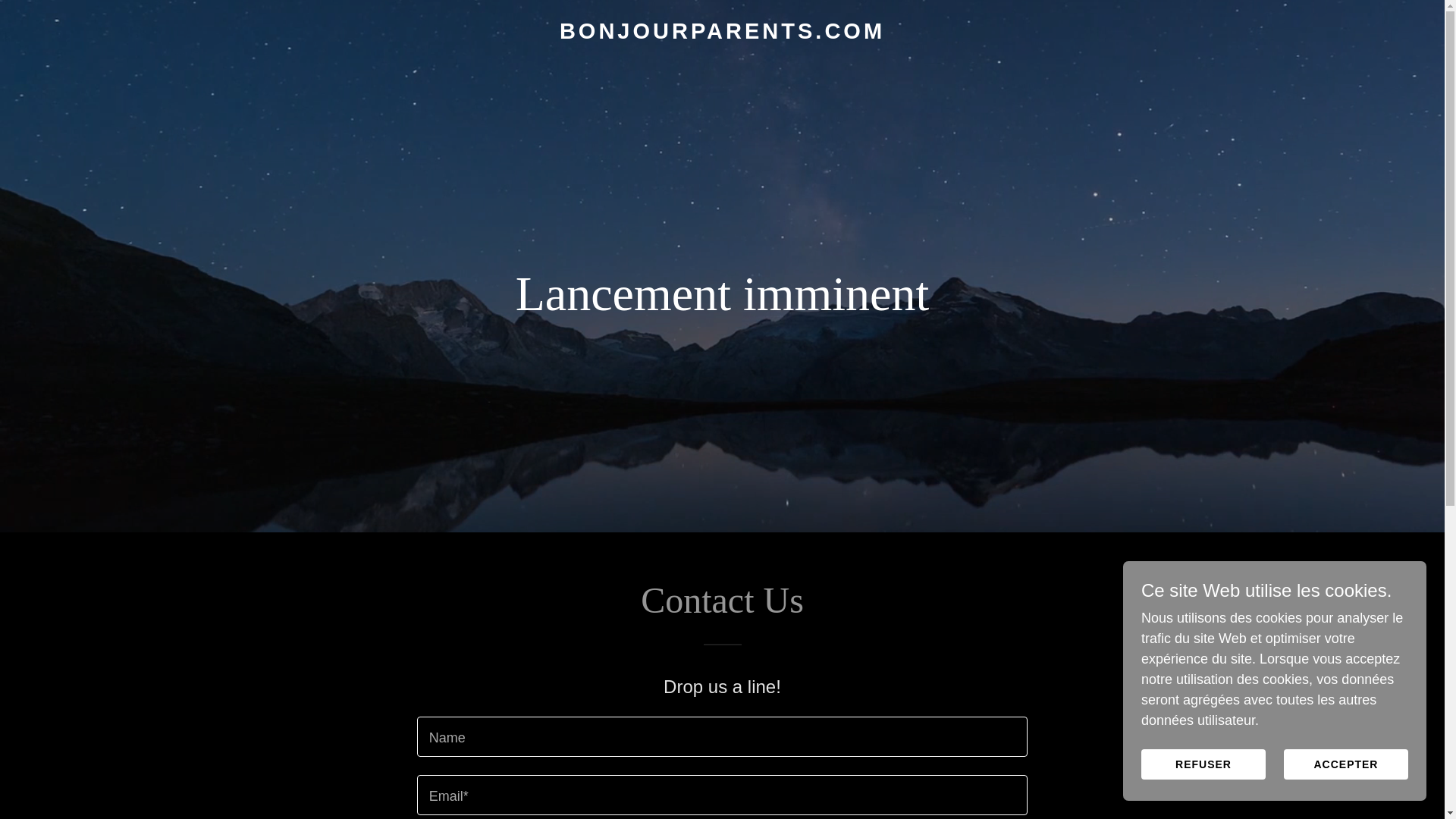 website screenshot of https://bonjourparents.com/