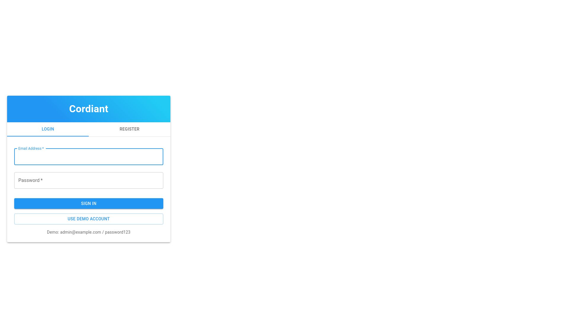 website screenshot of https://cordiant-ui-prod.pages.dev/