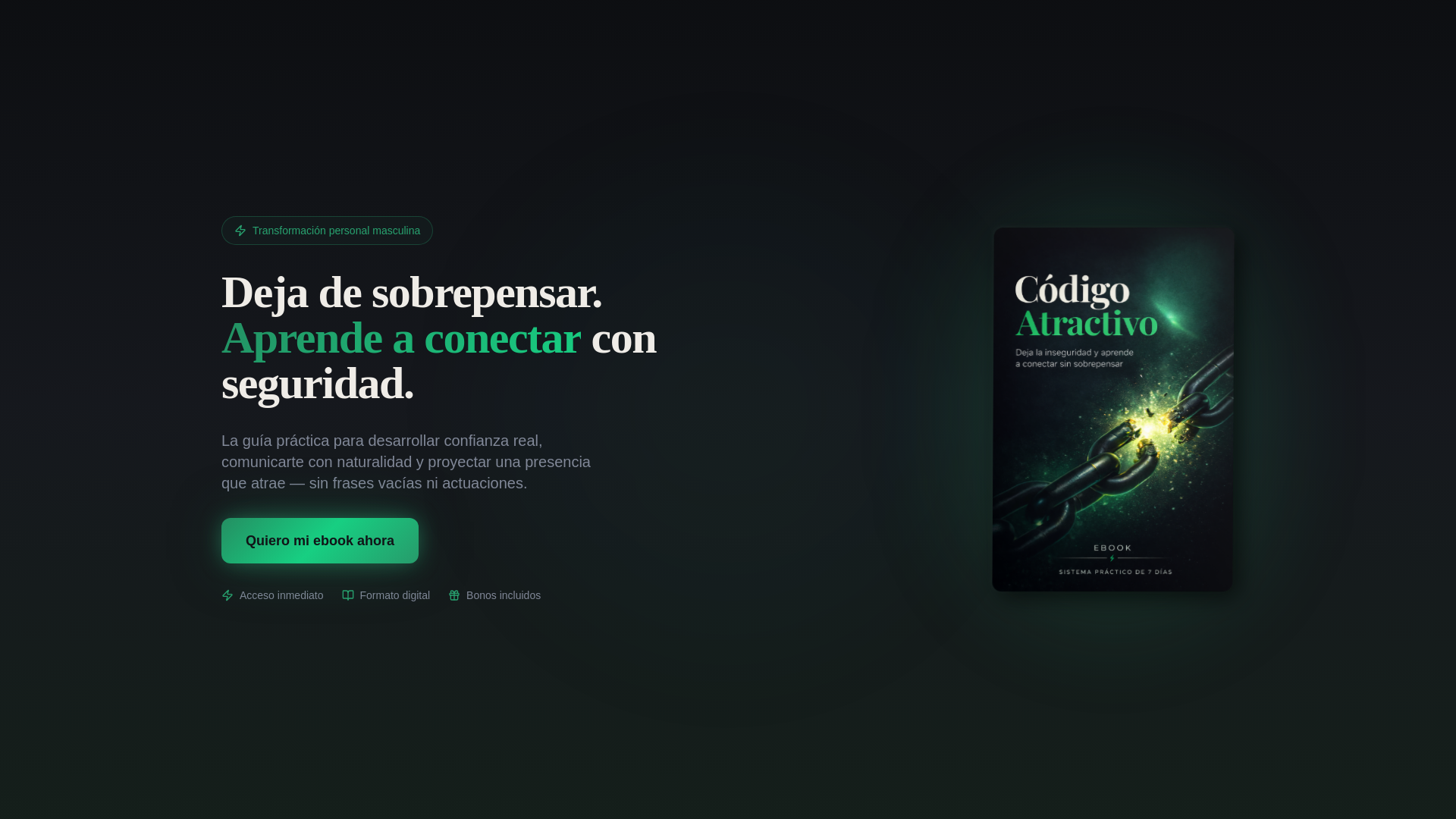 website screenshot of https://codigoactractivo.com/