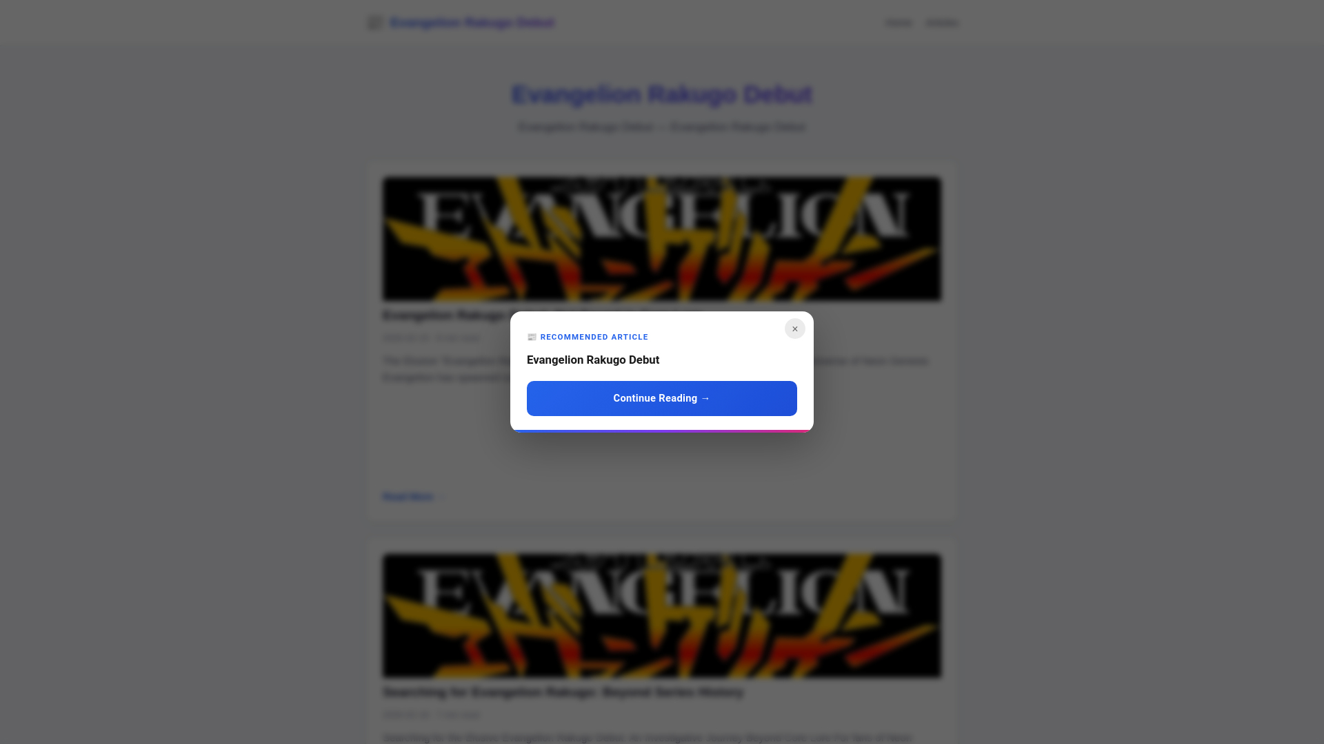 website screenshot of https://evangelion-rakugo-debut.pages.dev/