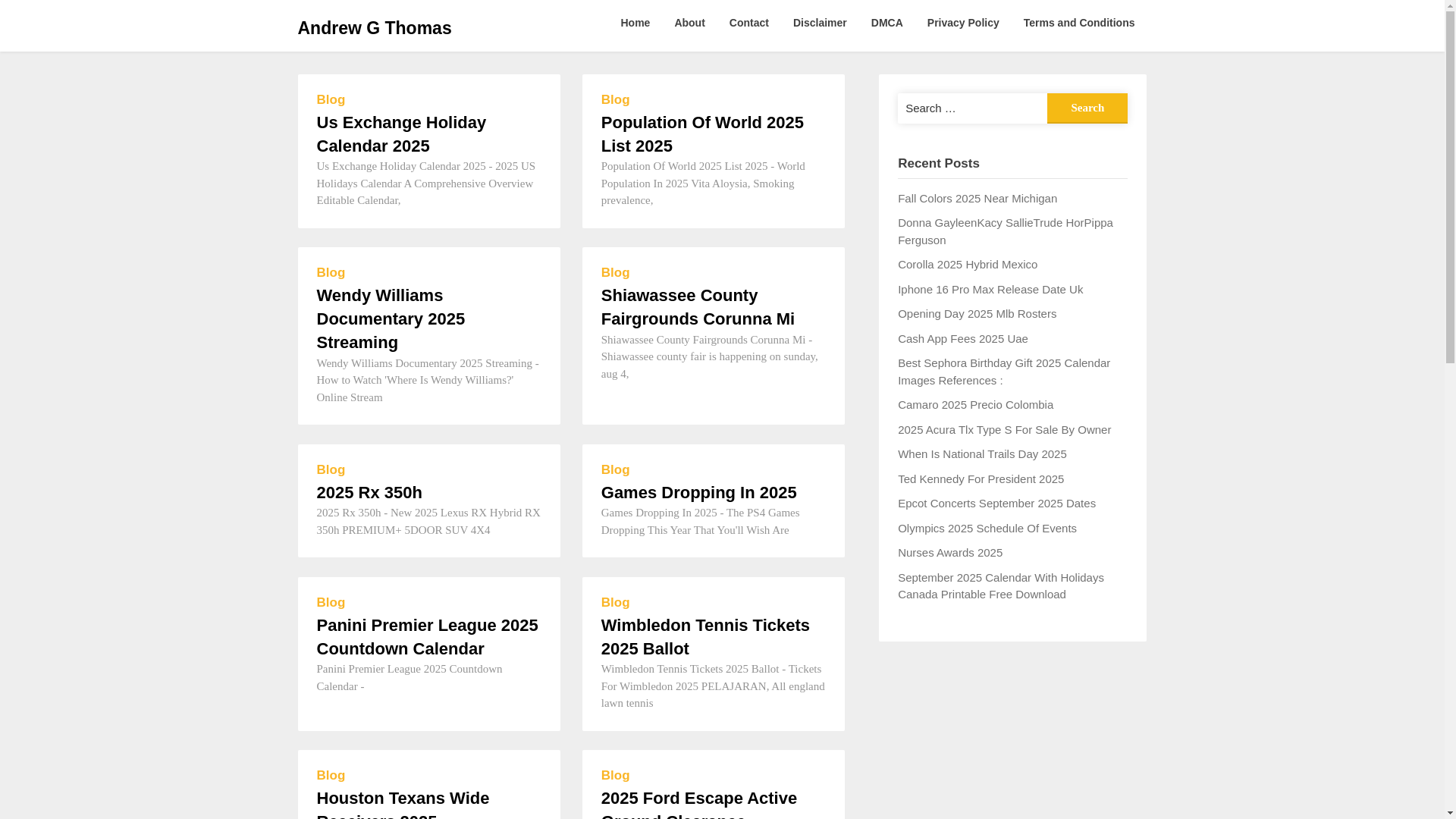 website screenshot of https://andrewgthomasj.pages.dev/