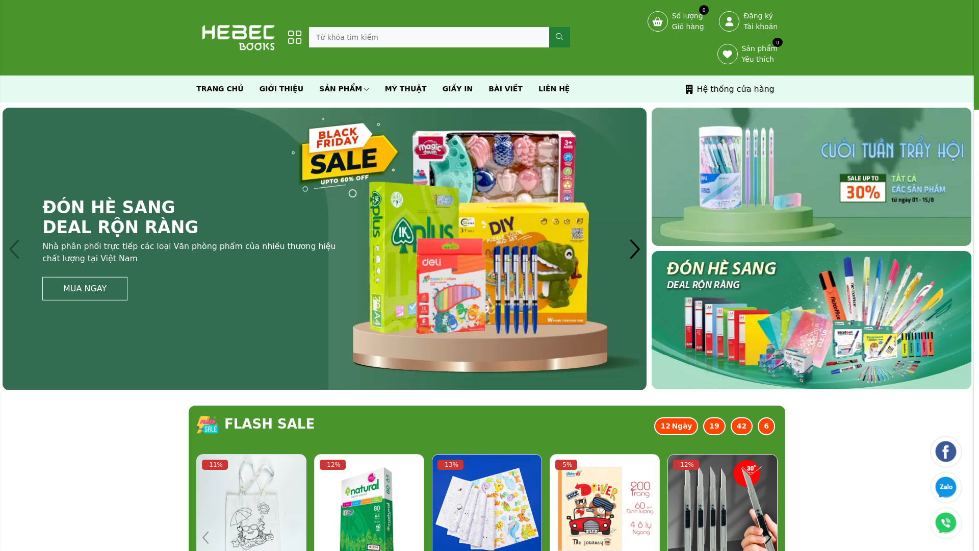 website screenshot of https://hebecbooks.vn/