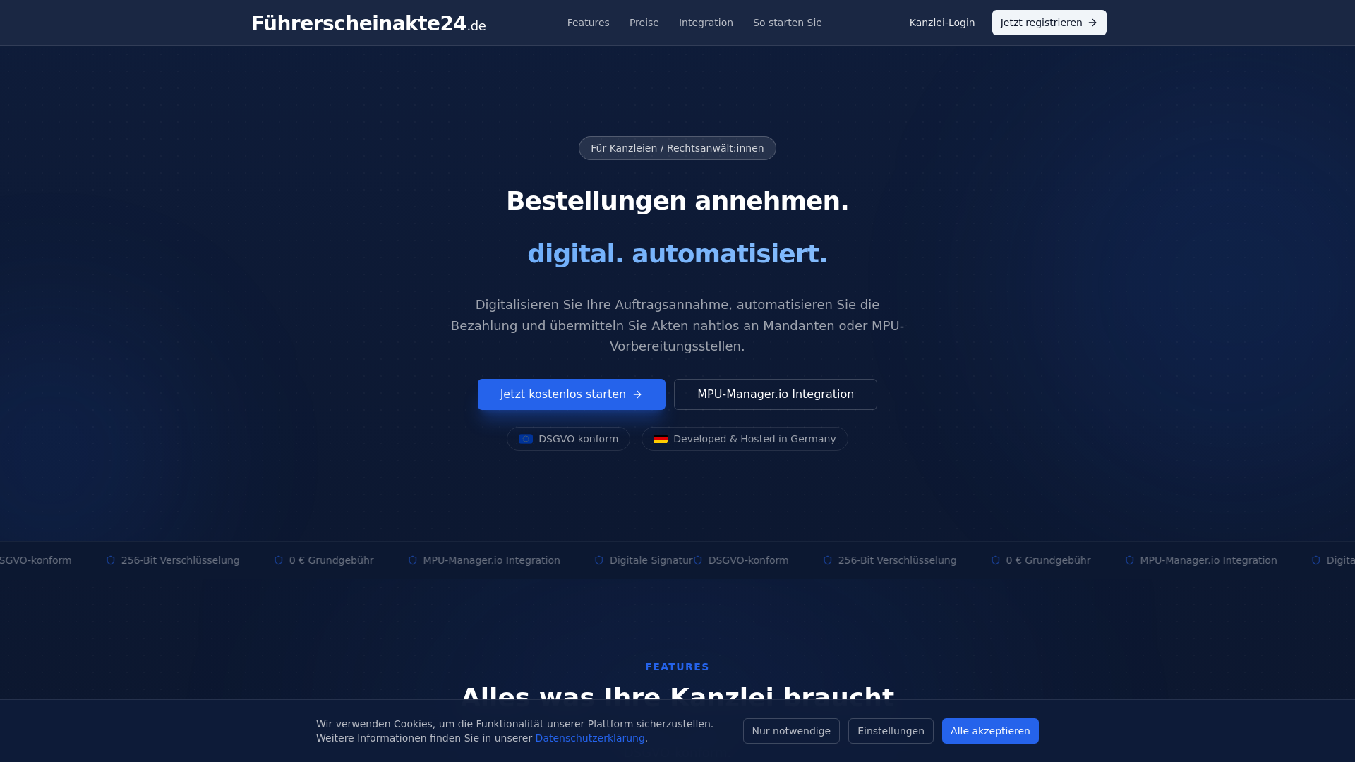 website screenshot of https://xn--fhrerscheinakte24-22b.de/
