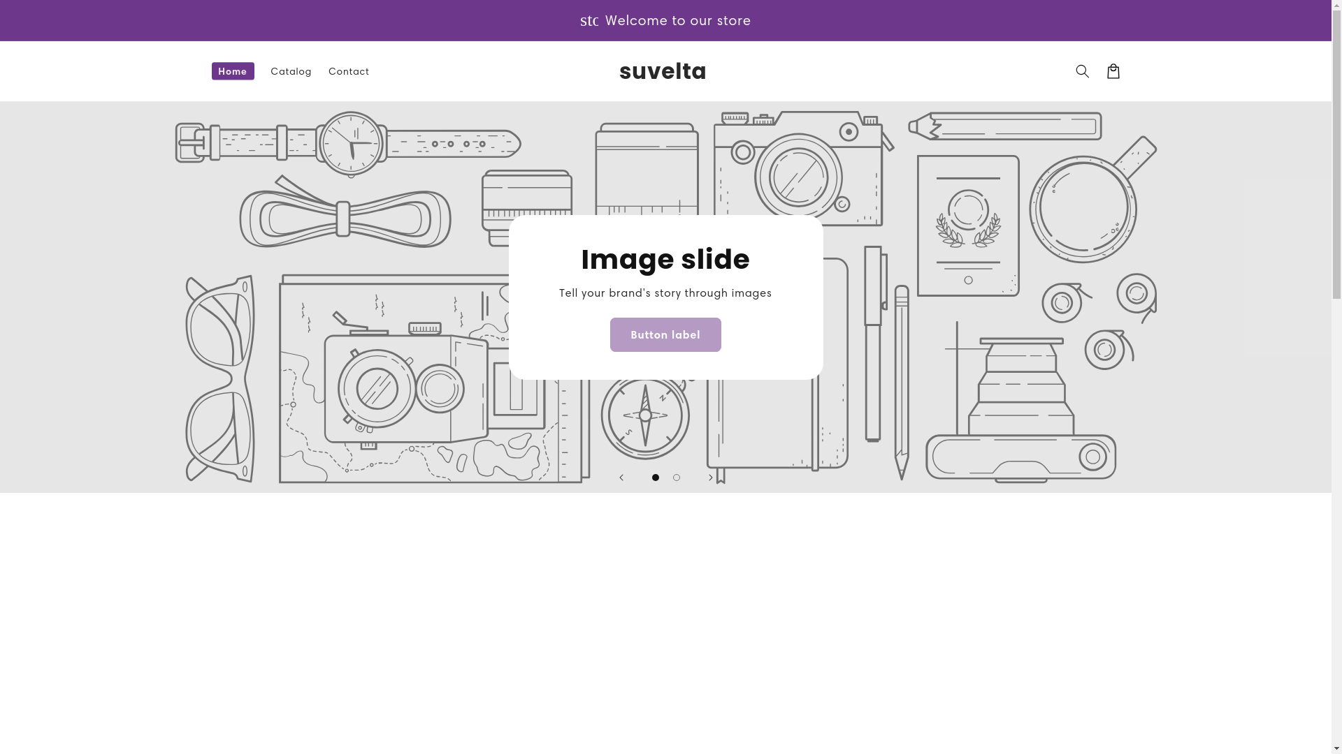 website screenshot of https://suvelta.store/
