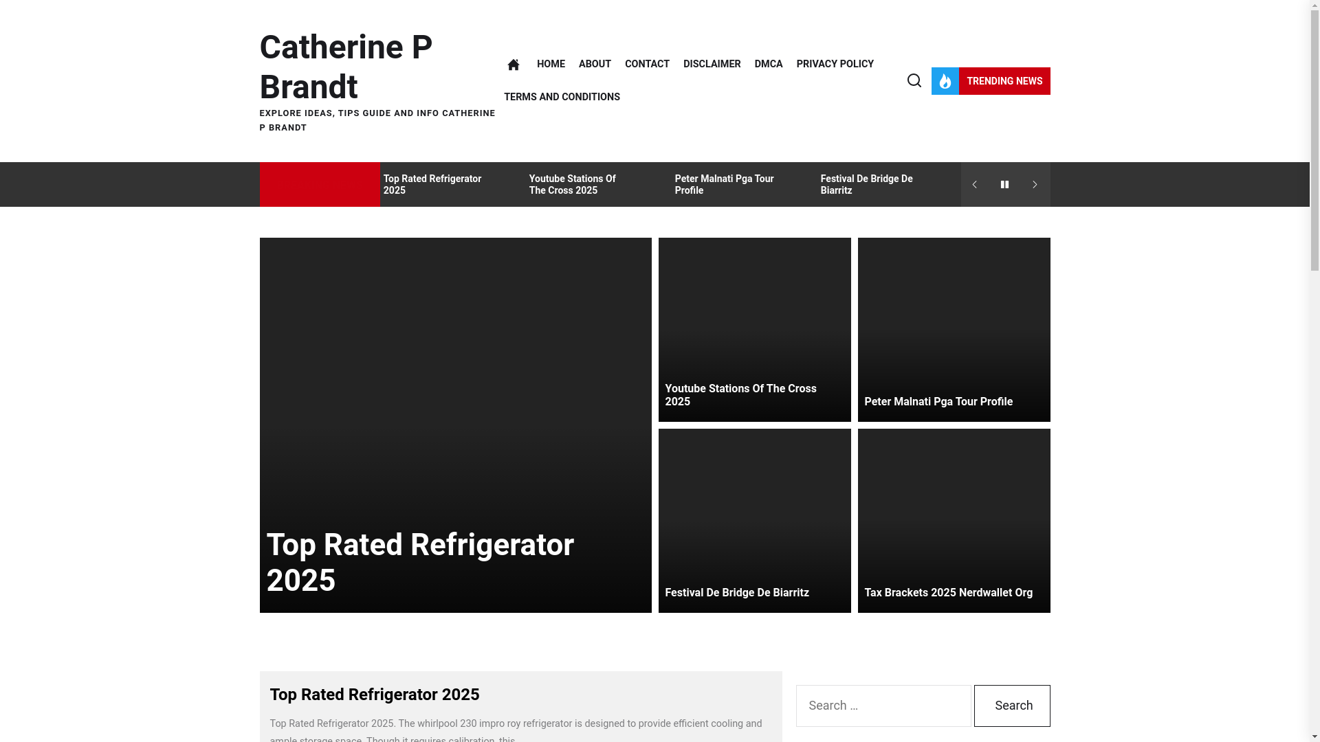 website screenshot of https://catherinepbrandts.pages.dev/