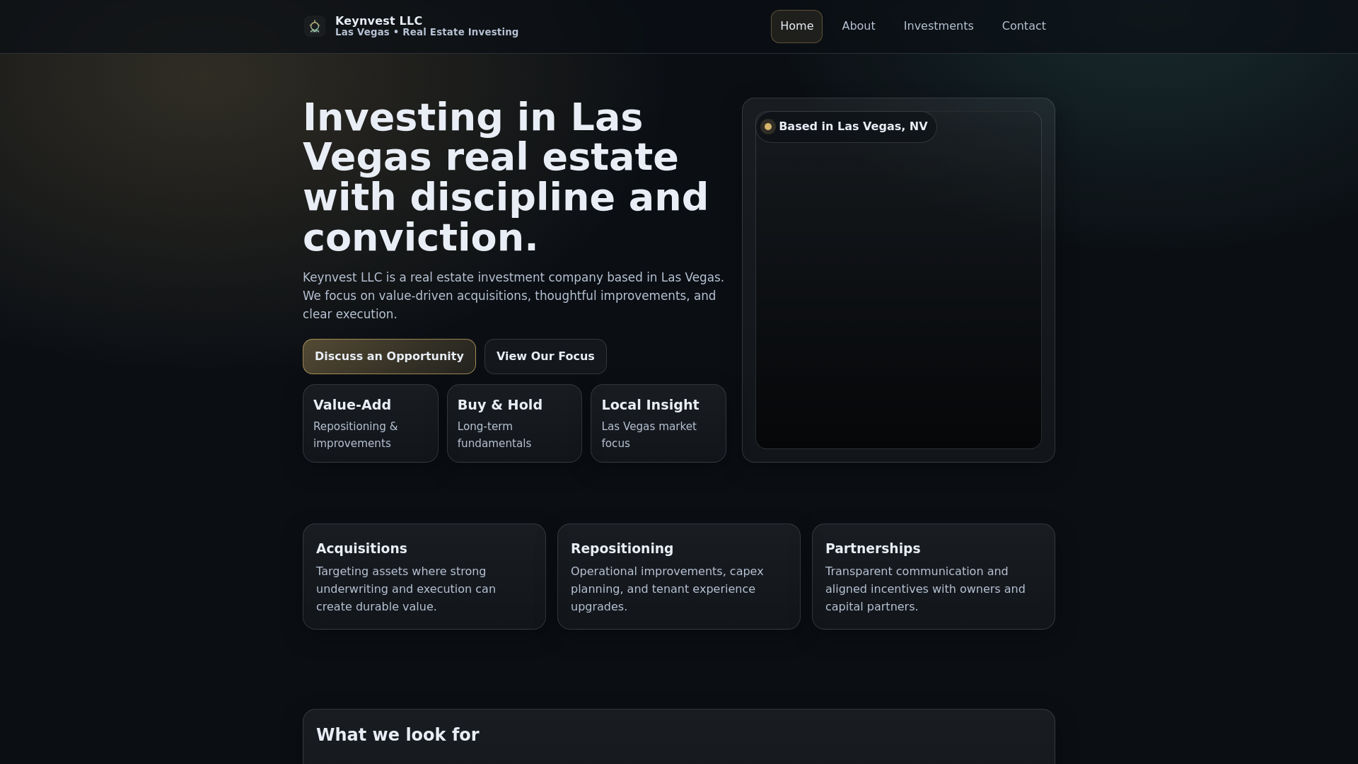website screenshot of https://keynvest-website.pages.dev/