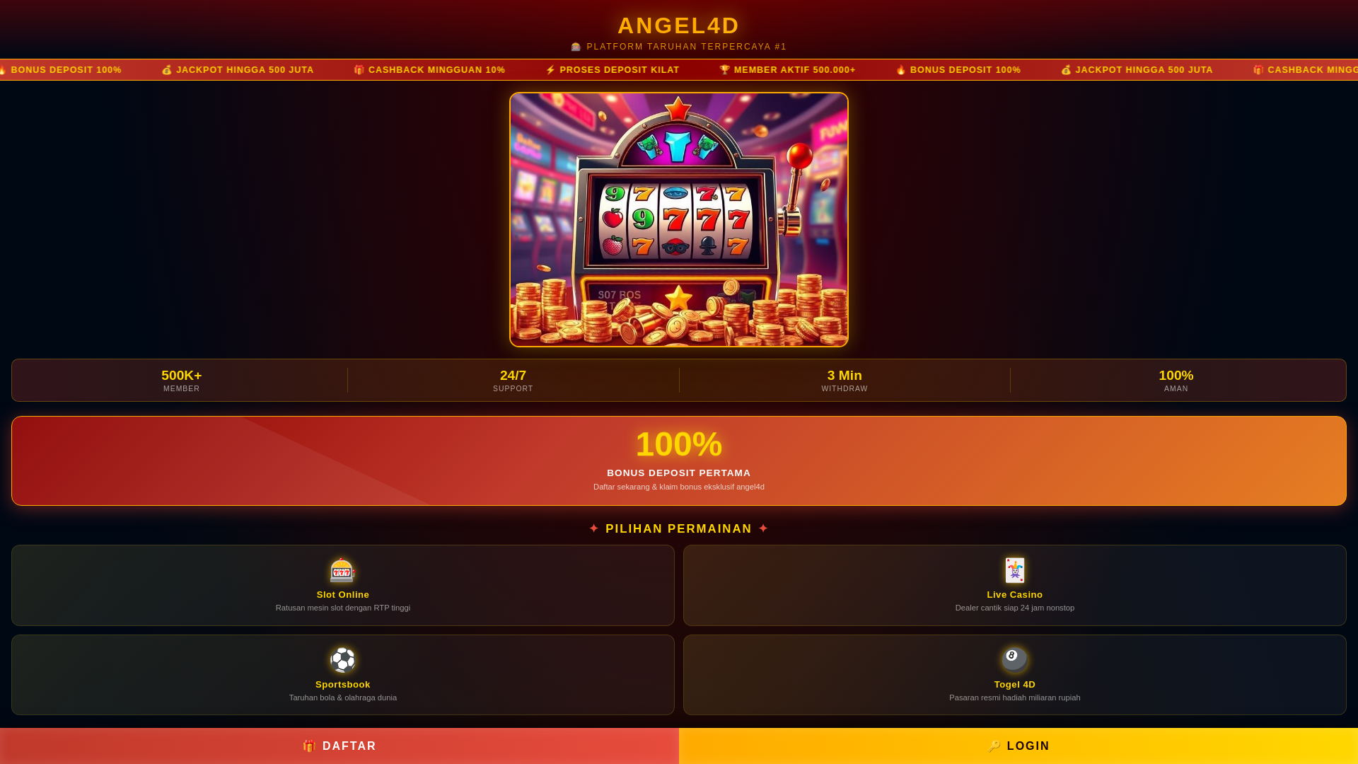website screenshot of https://angel4d-login.pages.dev/