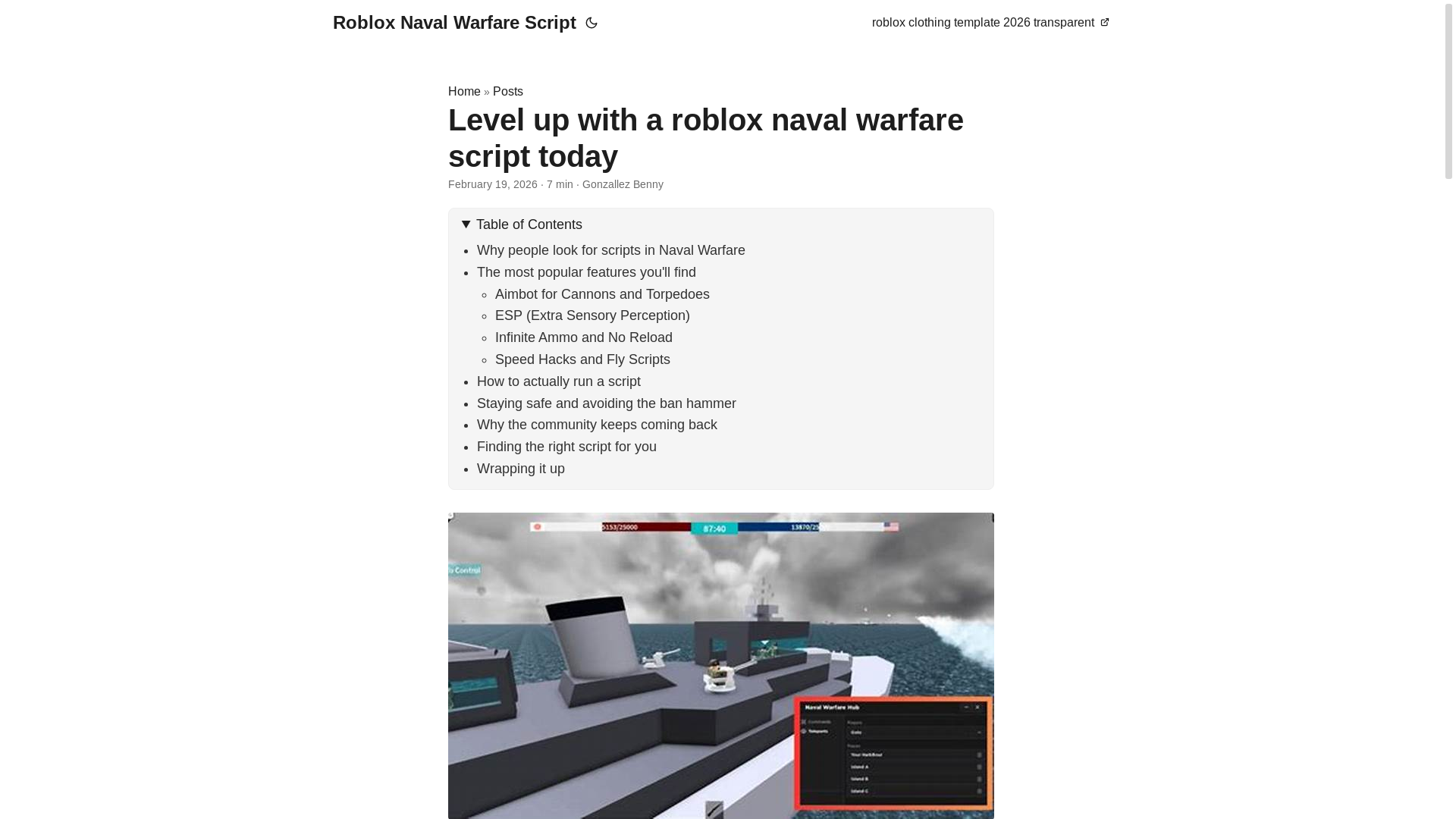 website screenshot of https://roblox-naval-warfare-script.pages.dev/
