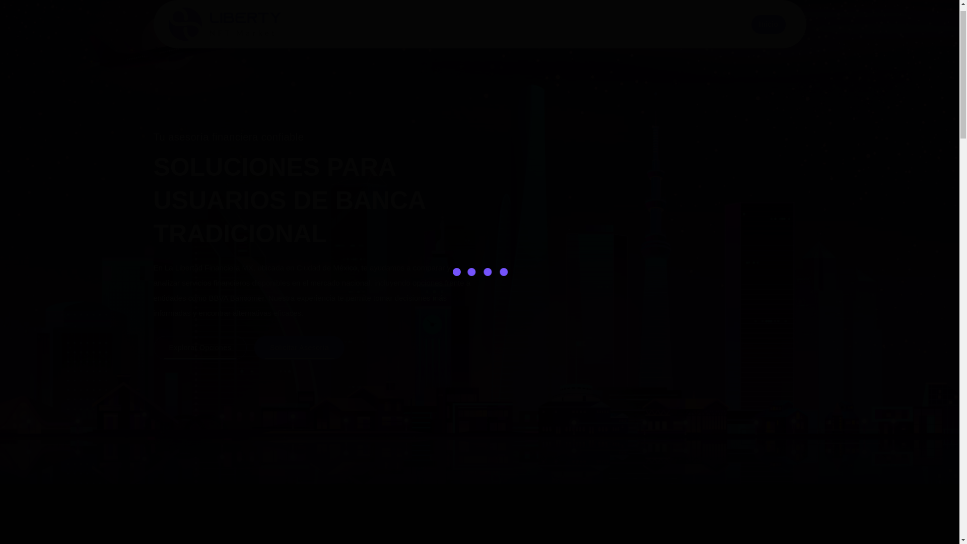 website screenshot of https://libertadfinancieramx.com/