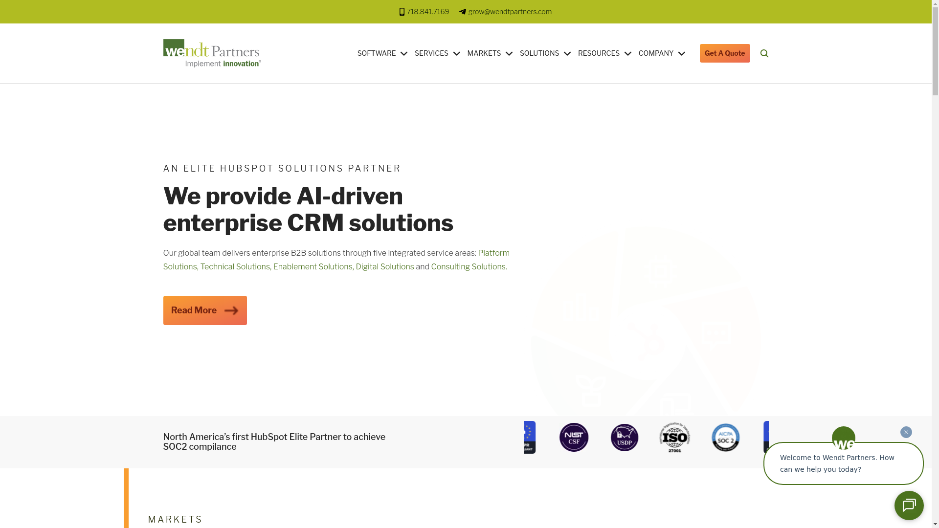 website screenshot of https://gowendtpartnershqnow.com/