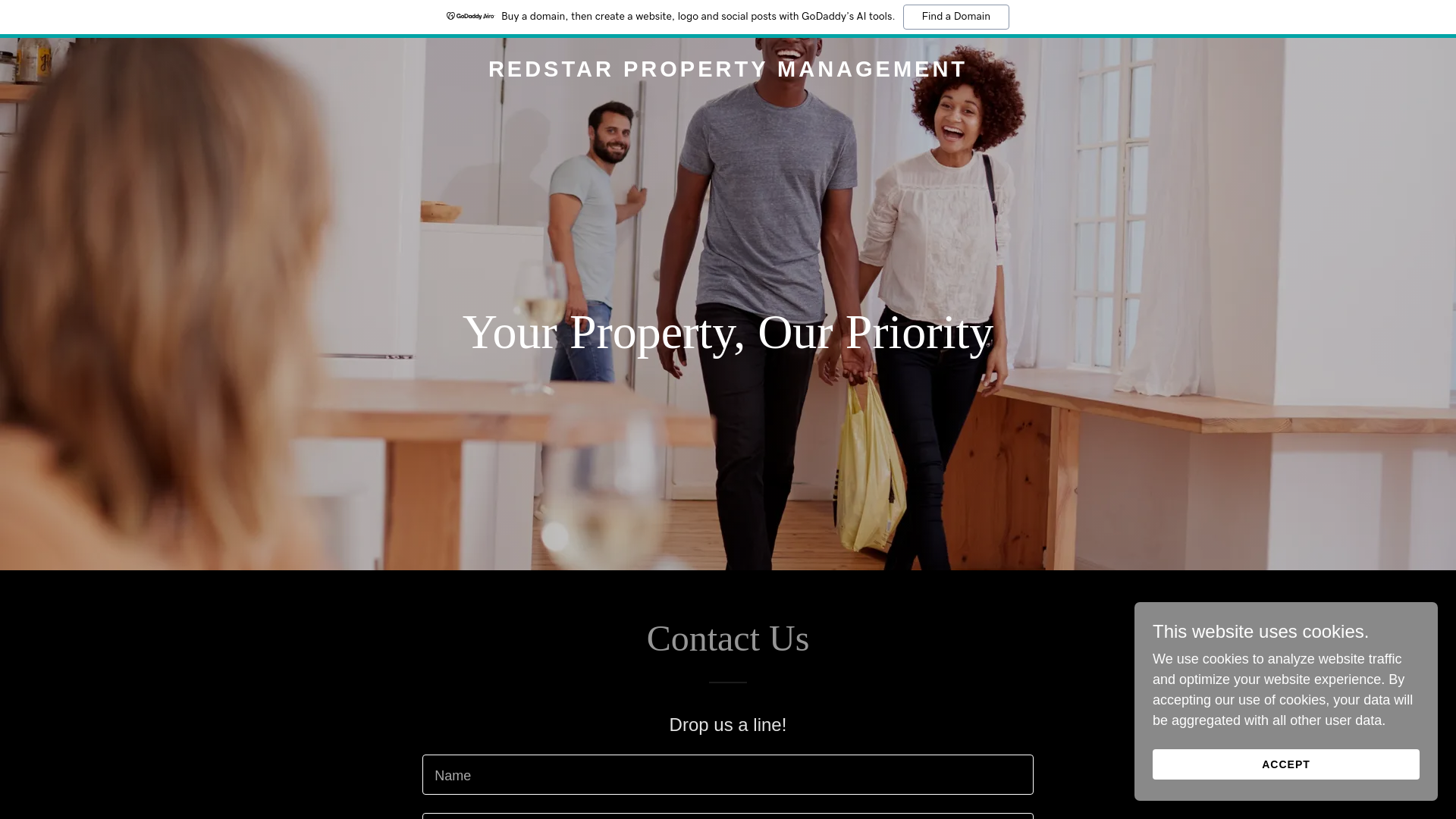 website screenshot of https://redstarflo.com/