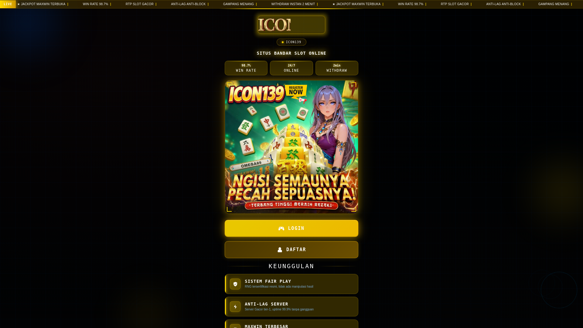 website screenshot of https://sekarangapamaukamu.pages.dev/