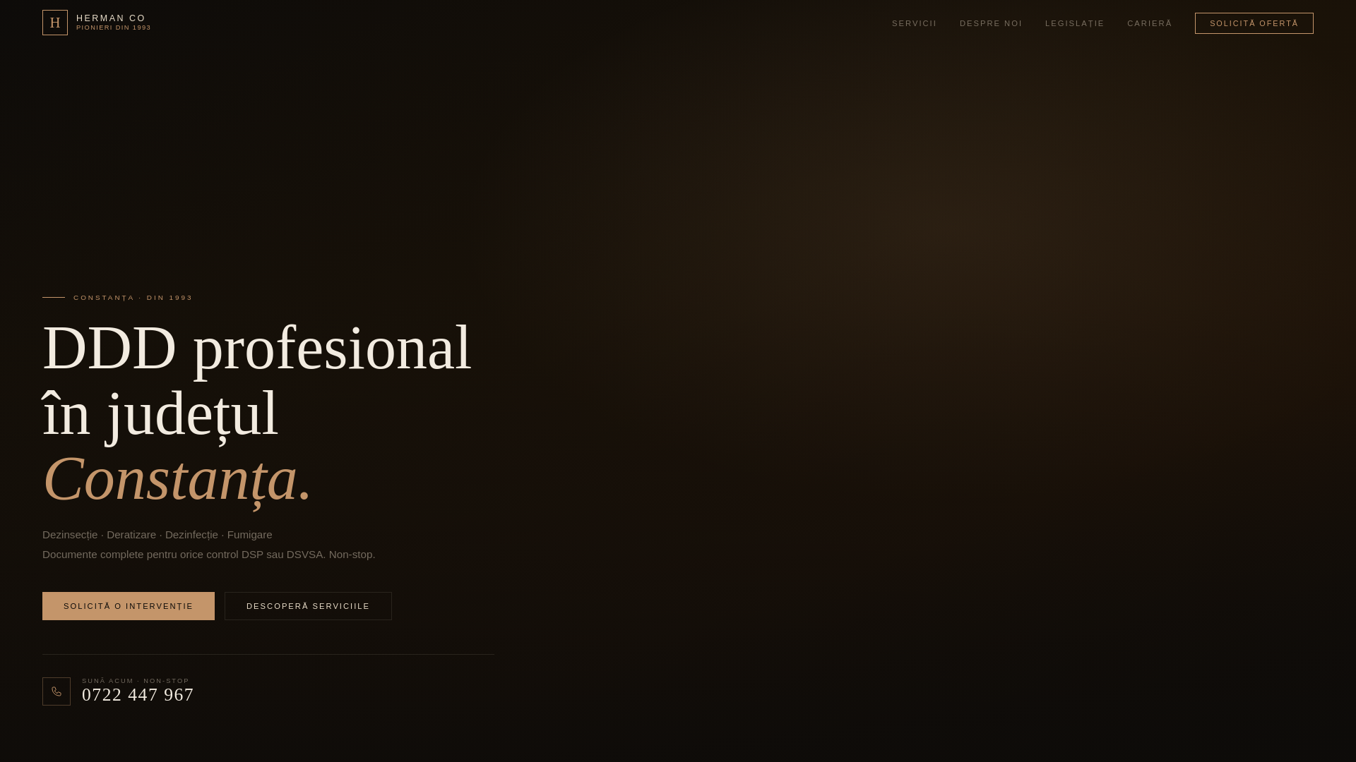 website screenshot of https://deratizariconstanta.ro/