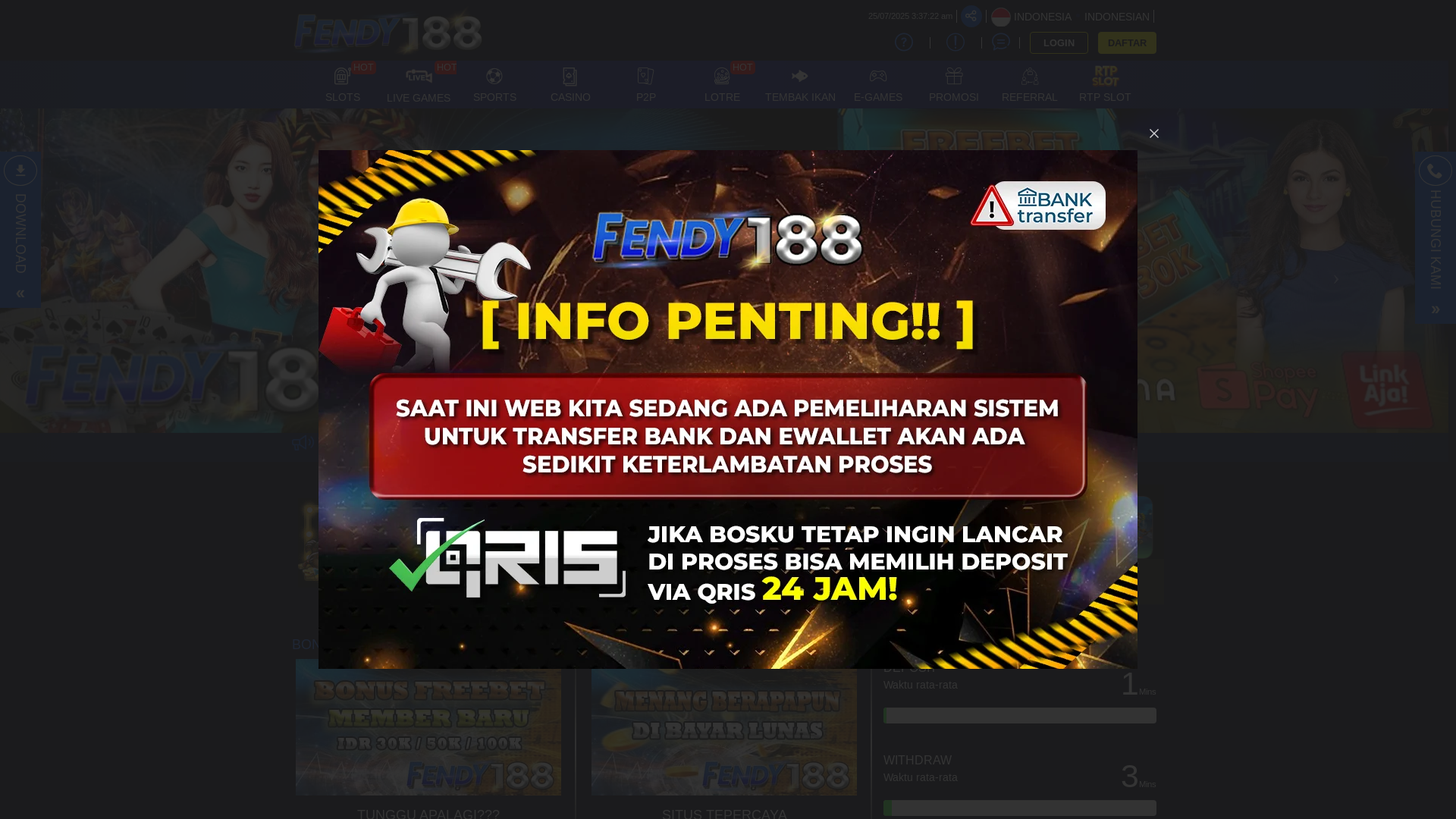 website screenshot of https://hilangfendy188.shop/