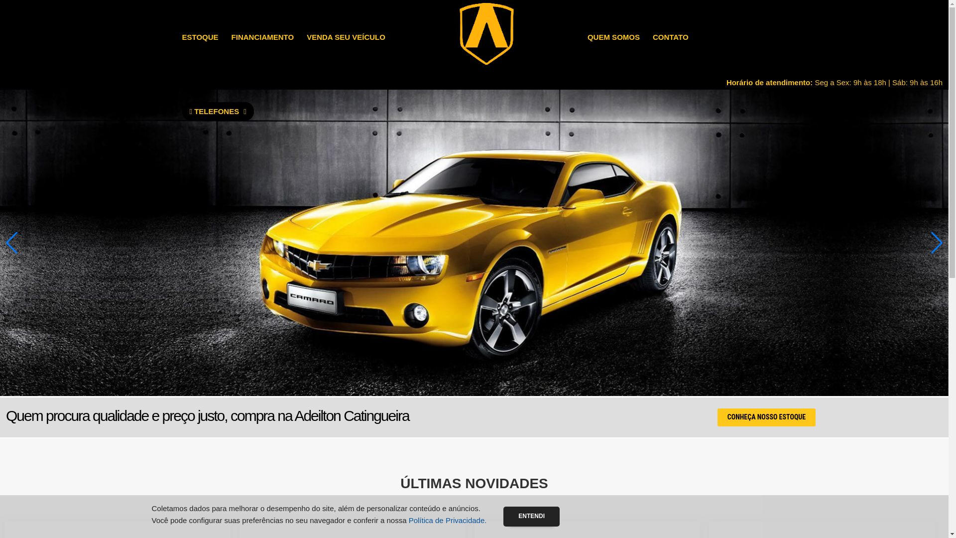 website screenshot of https://adeiltoncatingueira.com.br/