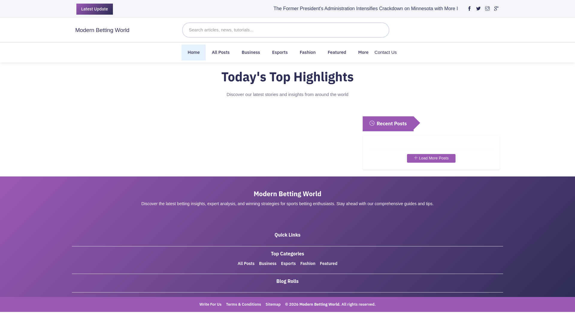 website screenshot of https://modernbettingworld.nl/