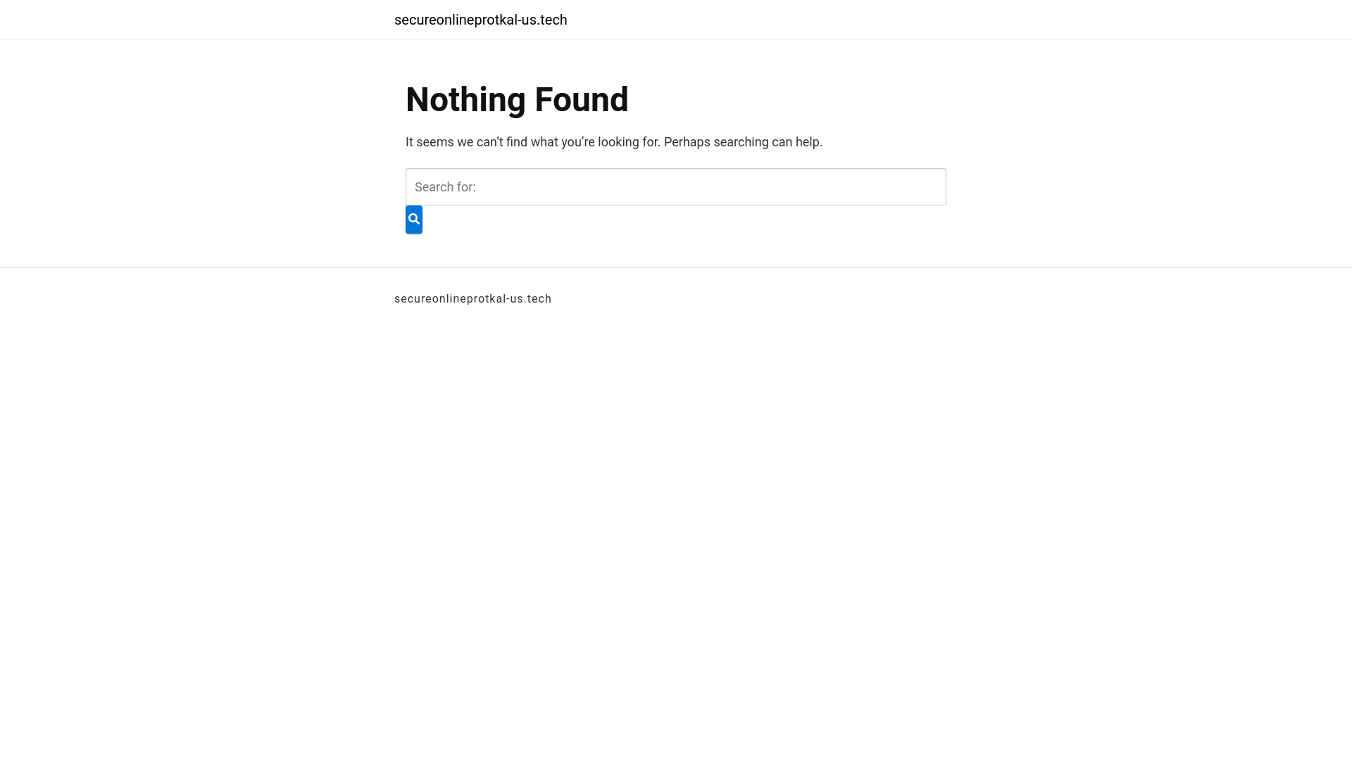 website screenshot of https://secureonlineprotkal-us.tech/