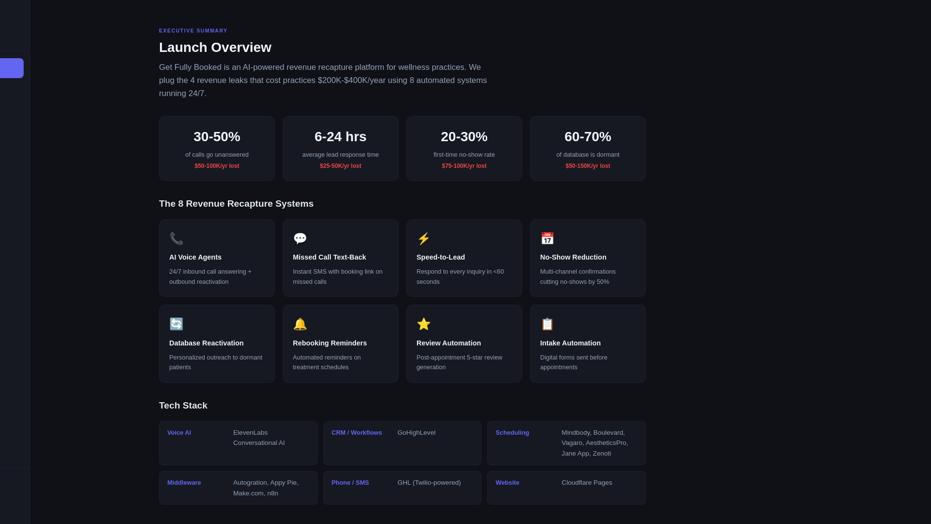 website screenshot of https://gfb-launch-command.pages.dev/