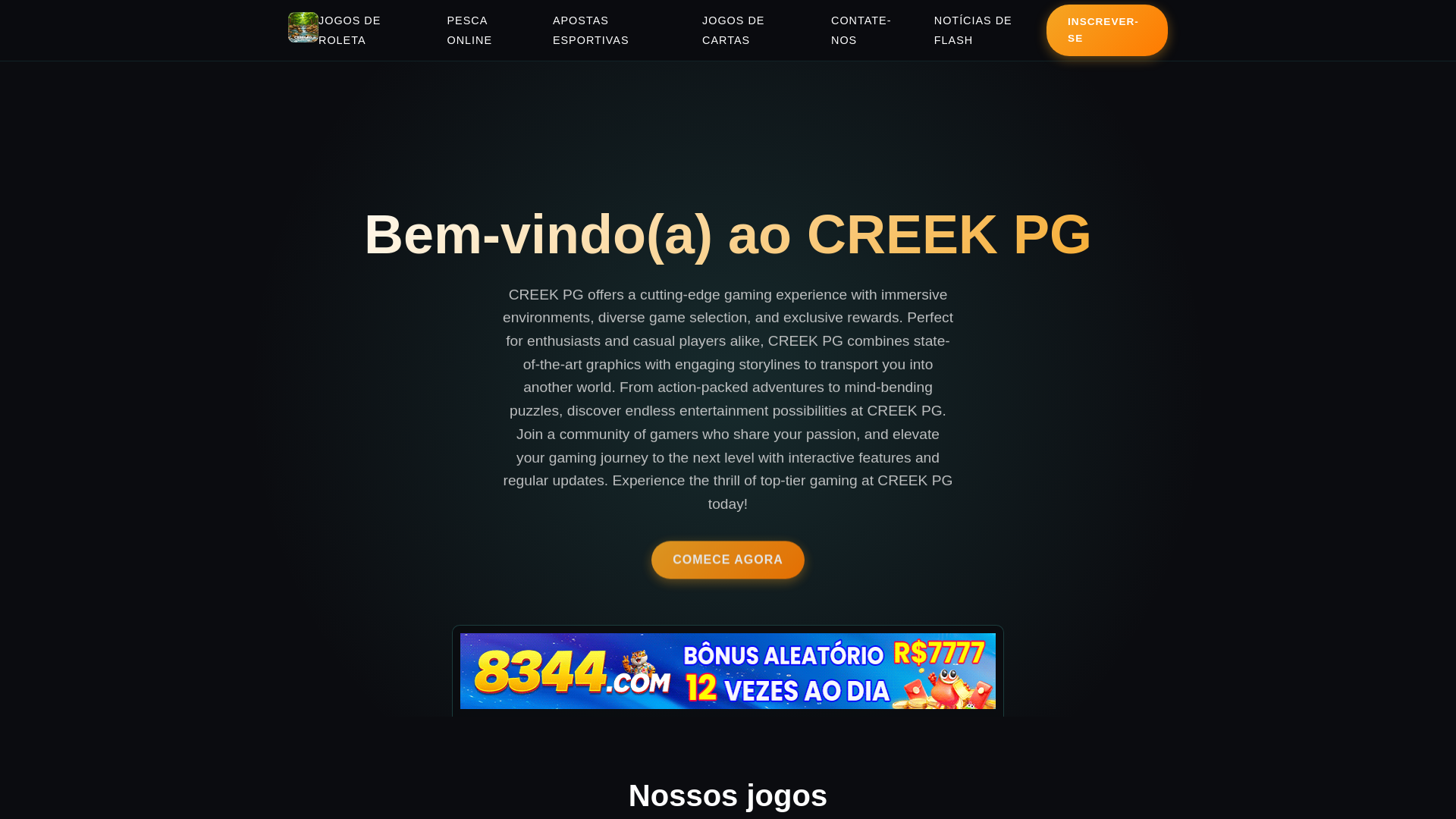 website screenshot of https://ccreekpg.com/