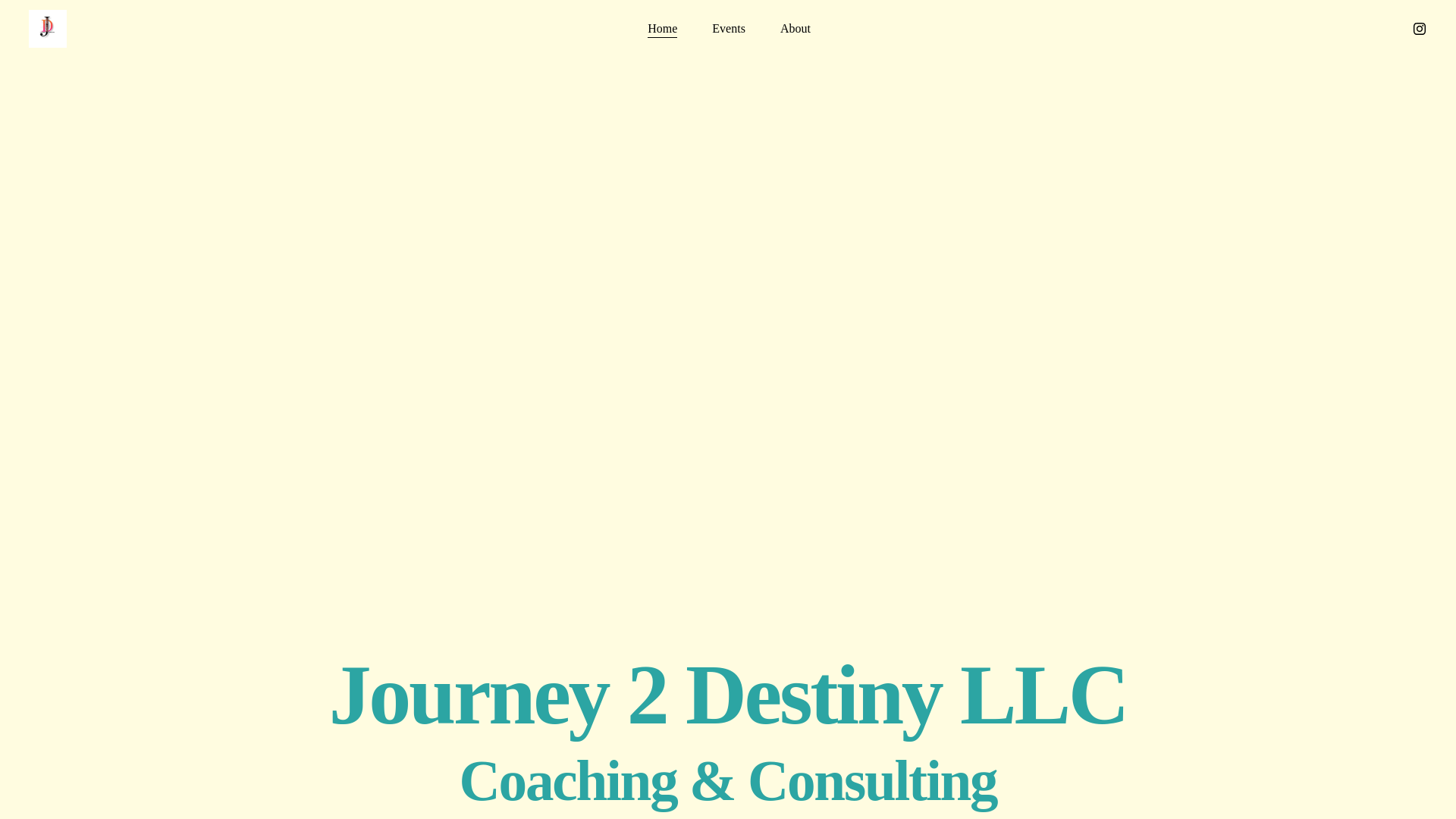 website screenshot of https://journey2destiny.com/