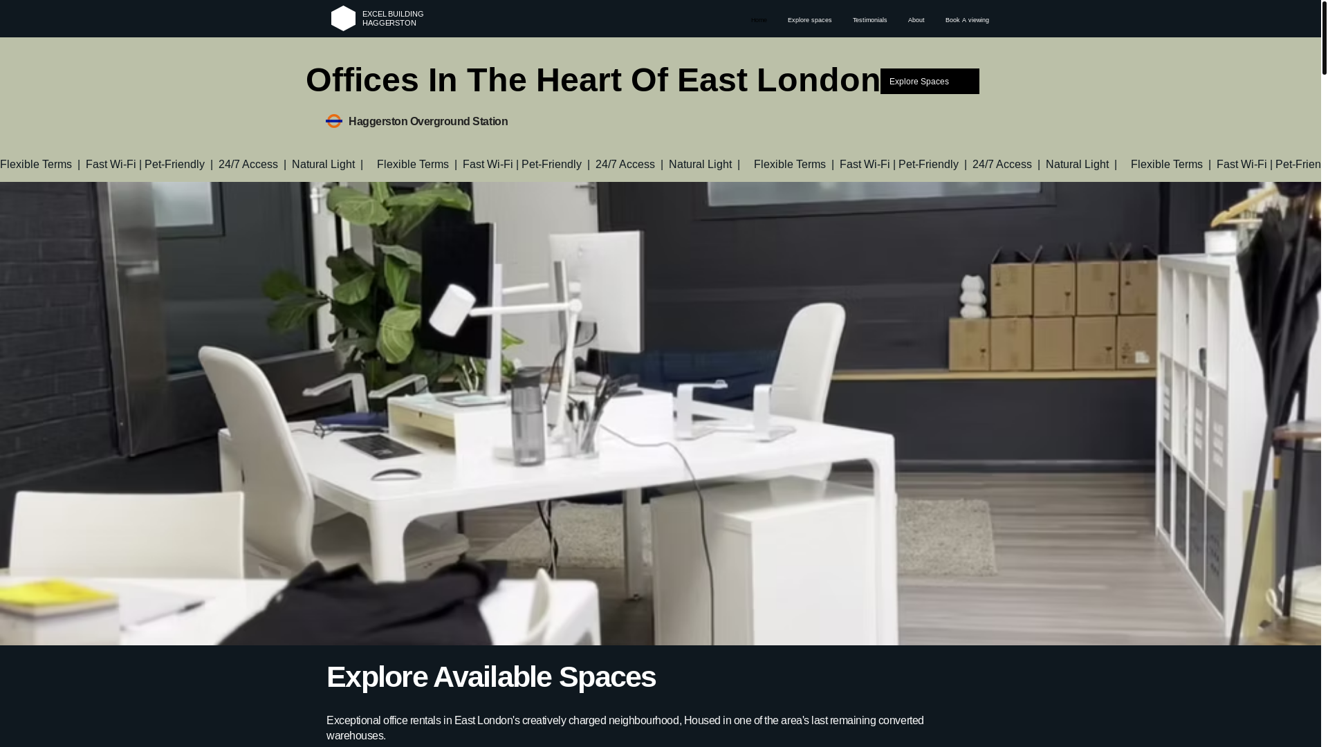 website screenshot of https://excelbuildinghaggerston.com/