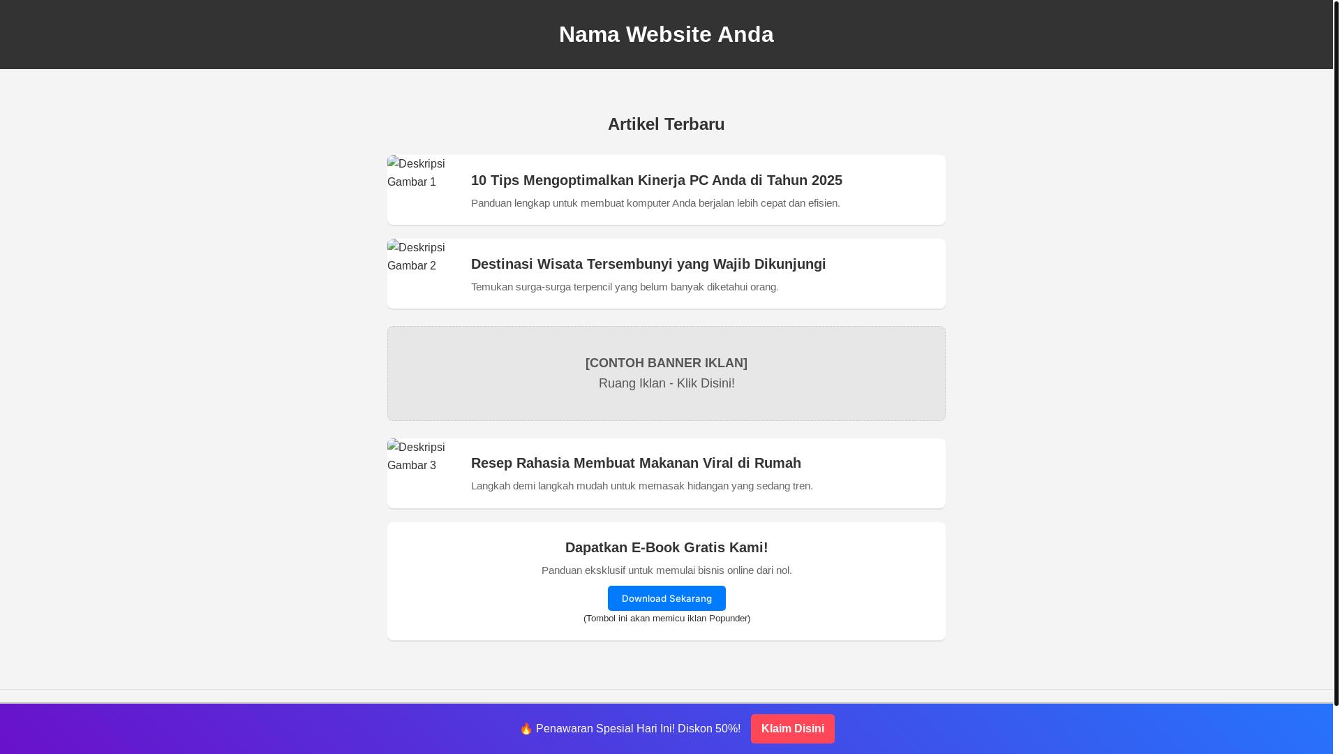 website screenshot of https://zuhayrgim.pages.dev/