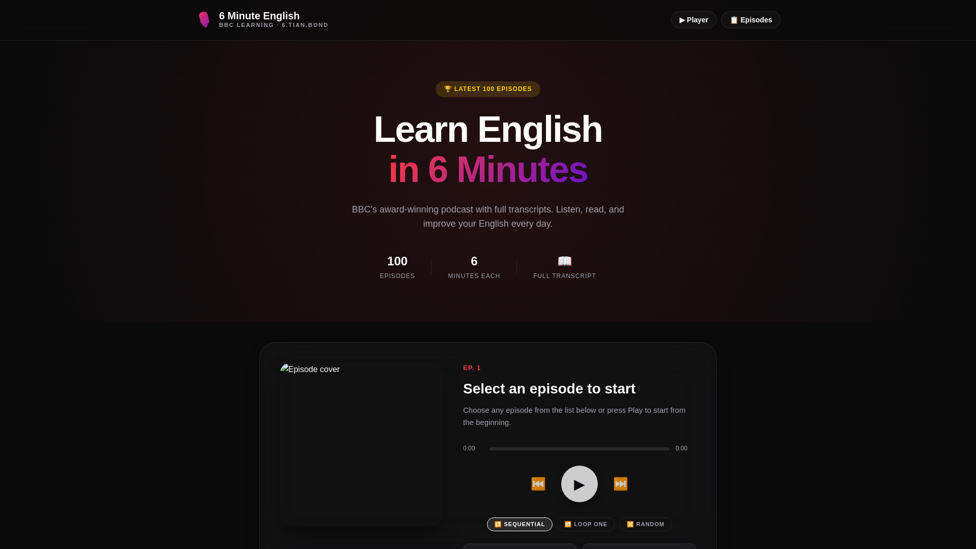 website screenshot of https://bbc-6min-blog.pages.dev/