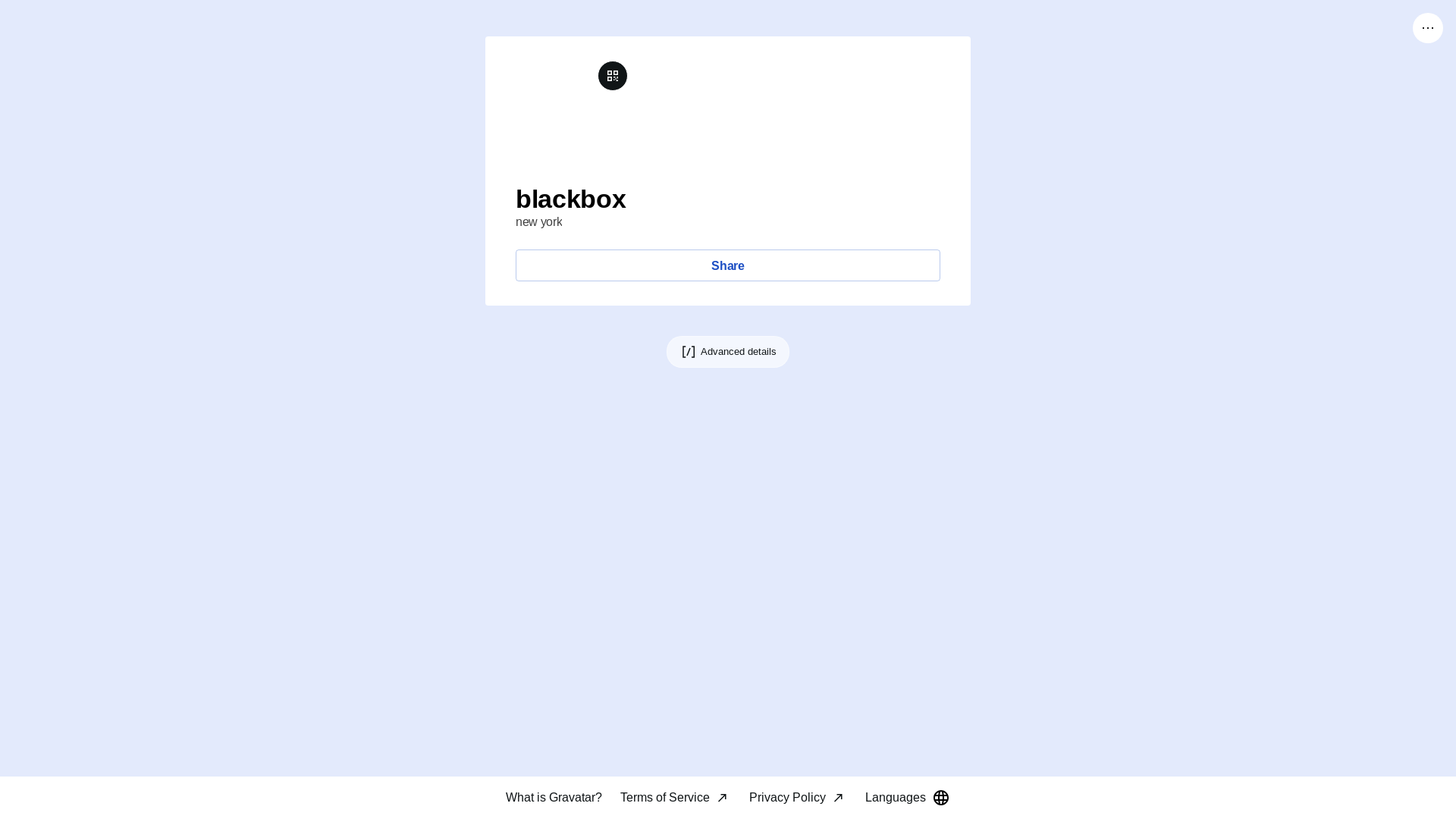 website screenshot of https://black-box.social/