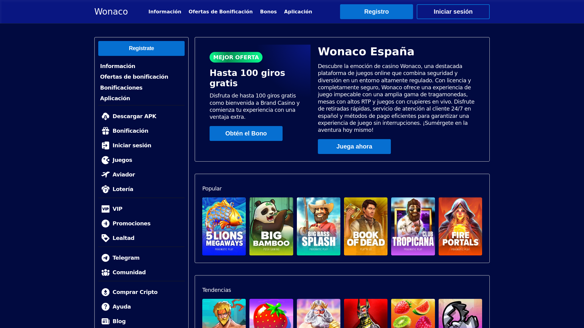 website screenshot of https://wonacoespana-com.pages.dev/