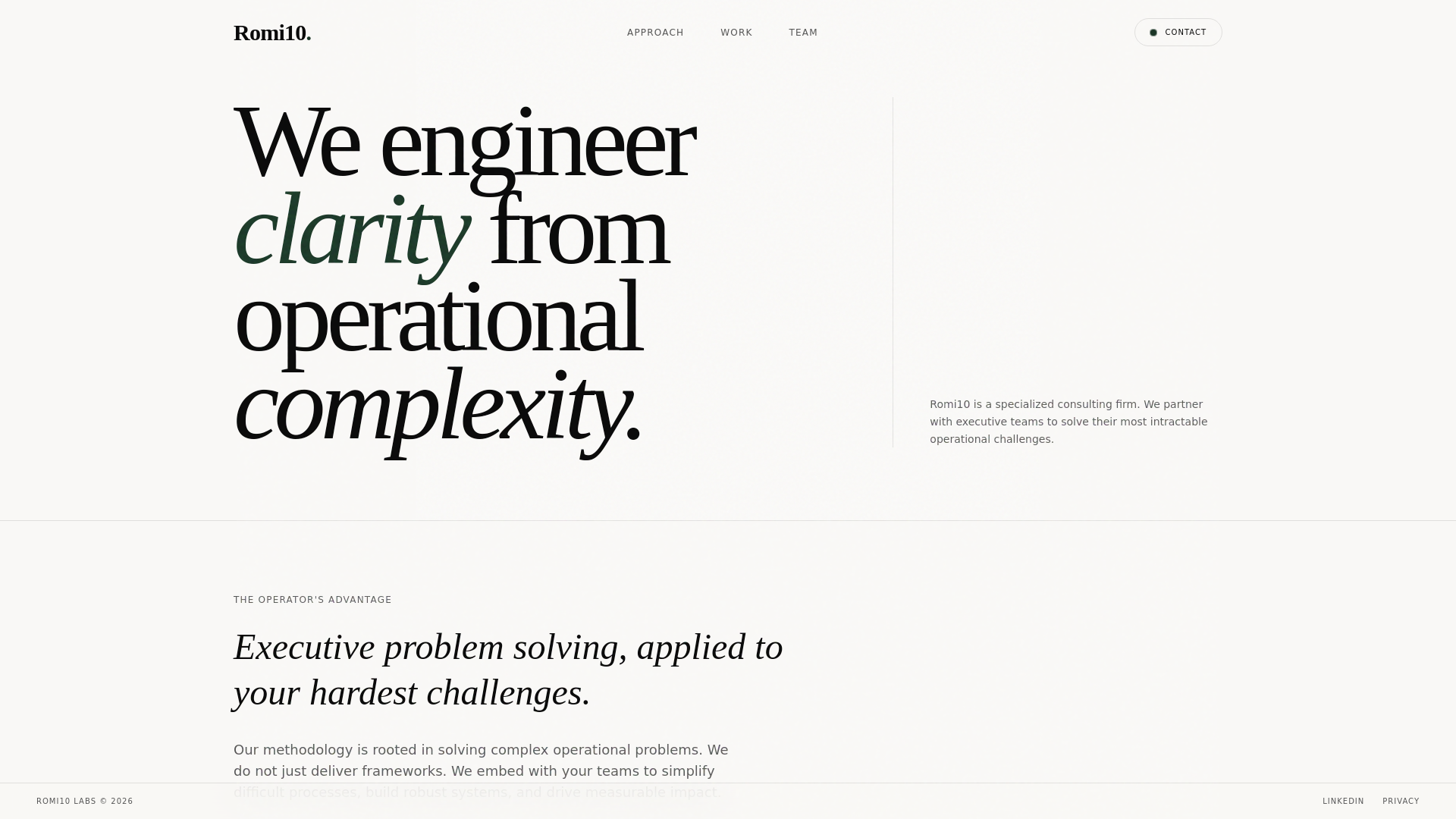 website screenshot of https://romi10.com/