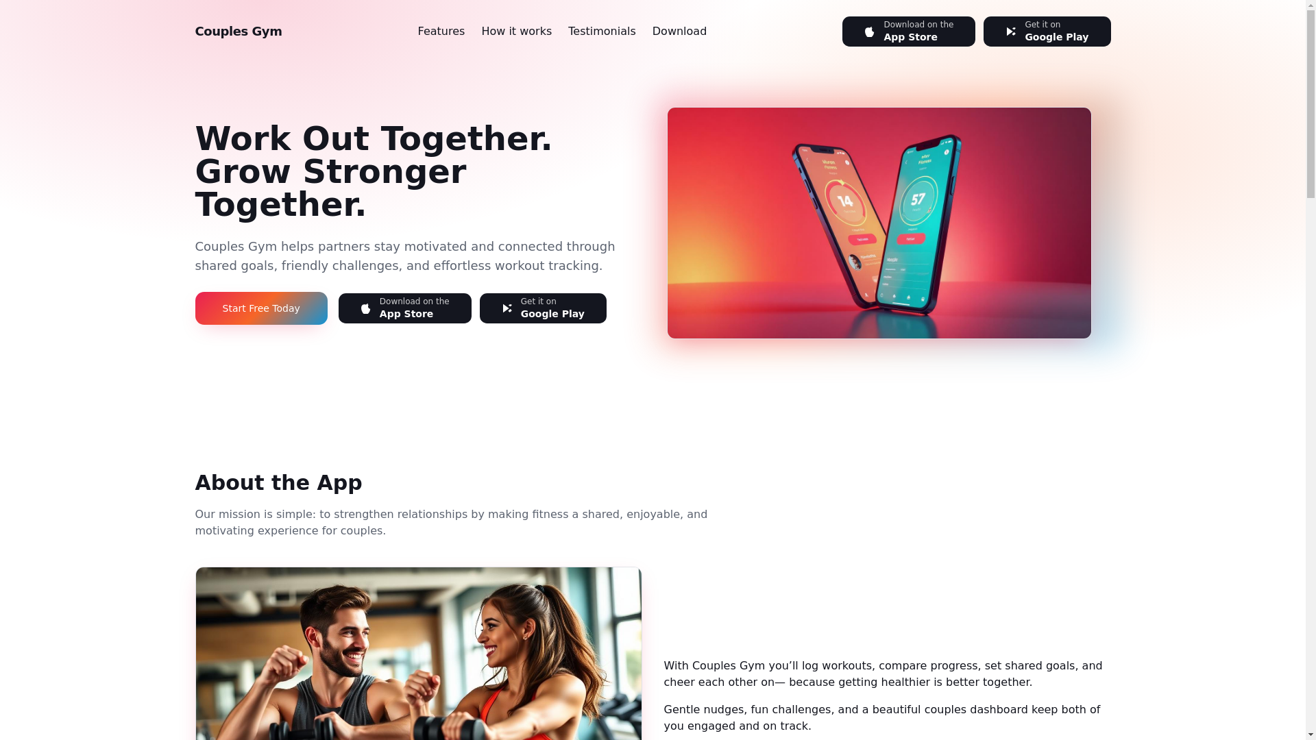 website screenshot of https://partners-fit-together.pages.dev/