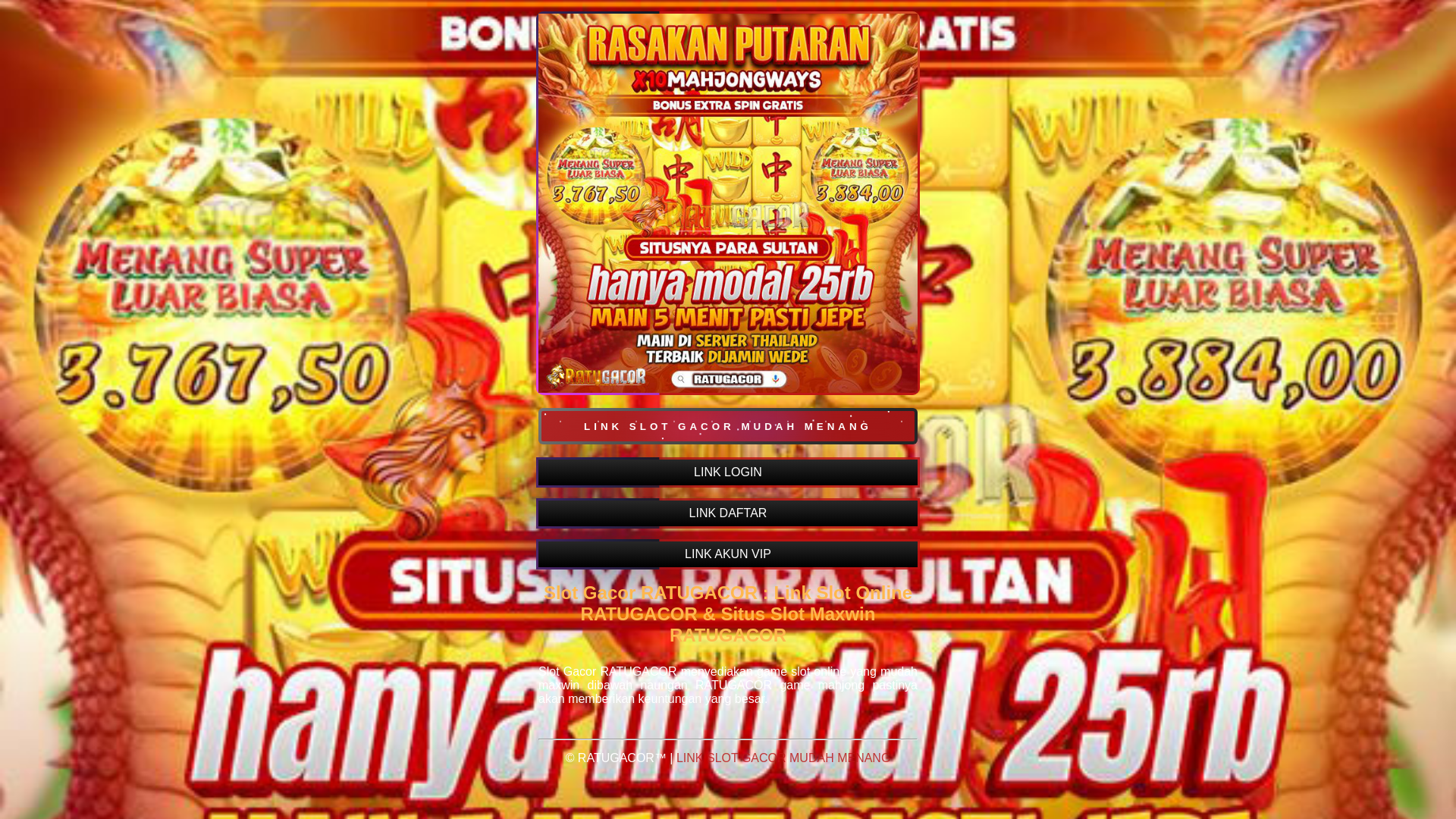 website screenshot of https://ratugacor-railru.pages.dev/