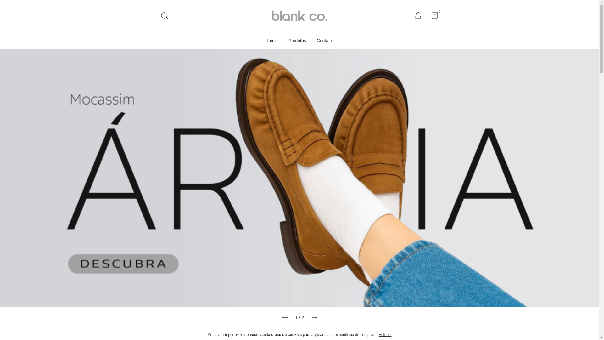 website screenshot of https://blankco.com.br/