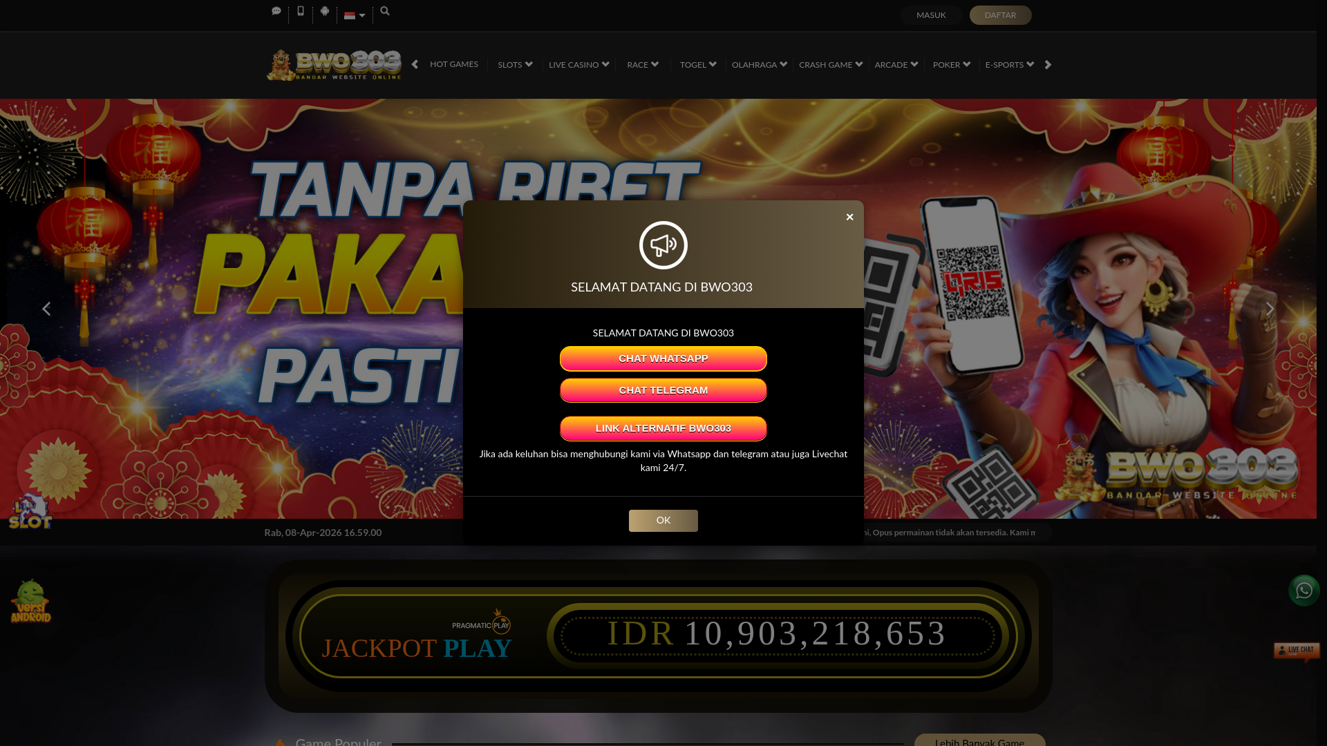 website screenshot of https://bwo303-marchlast.space