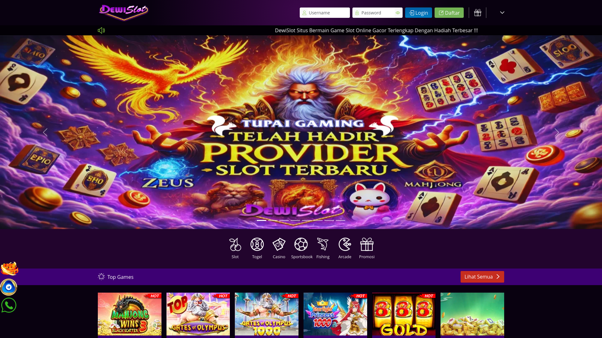 website screenshot of https://dewislottd.com/