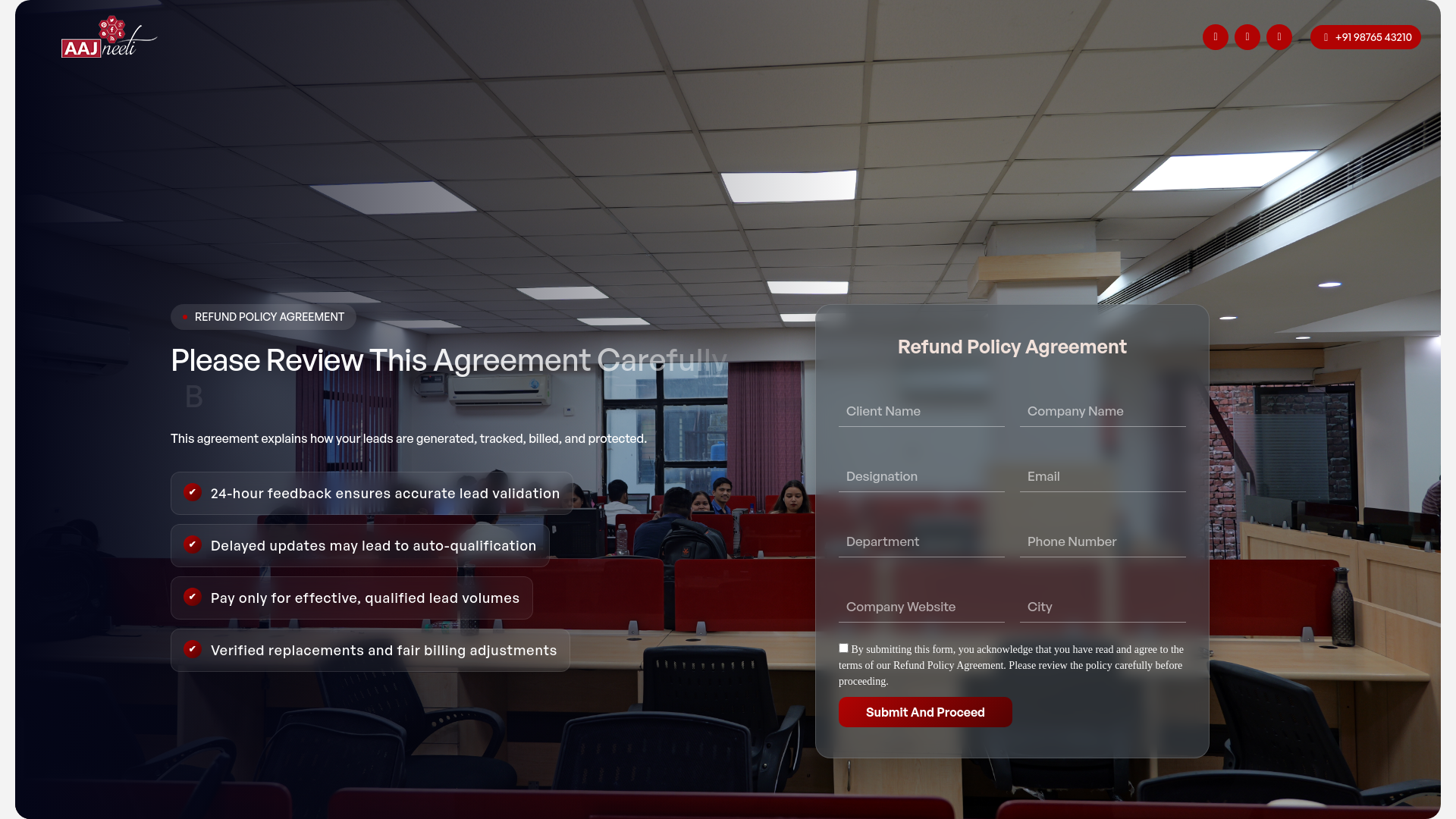 website screenshot of https://aclrefundpolicy.pages.dev/