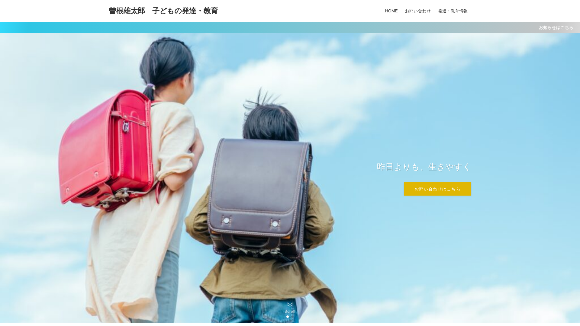 website screenshot of https://soneyutarou.com/