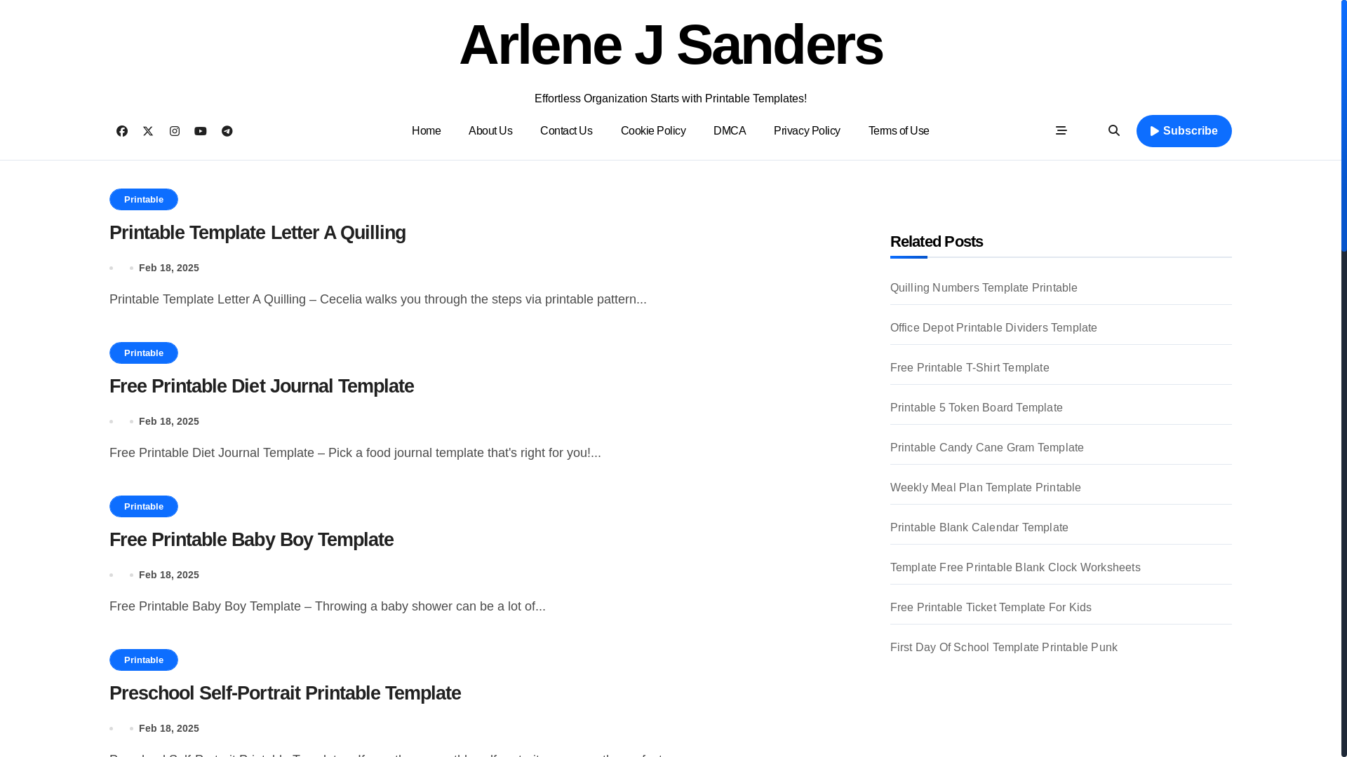 website screenshot of https://arlenejsanderse.pages.dev/