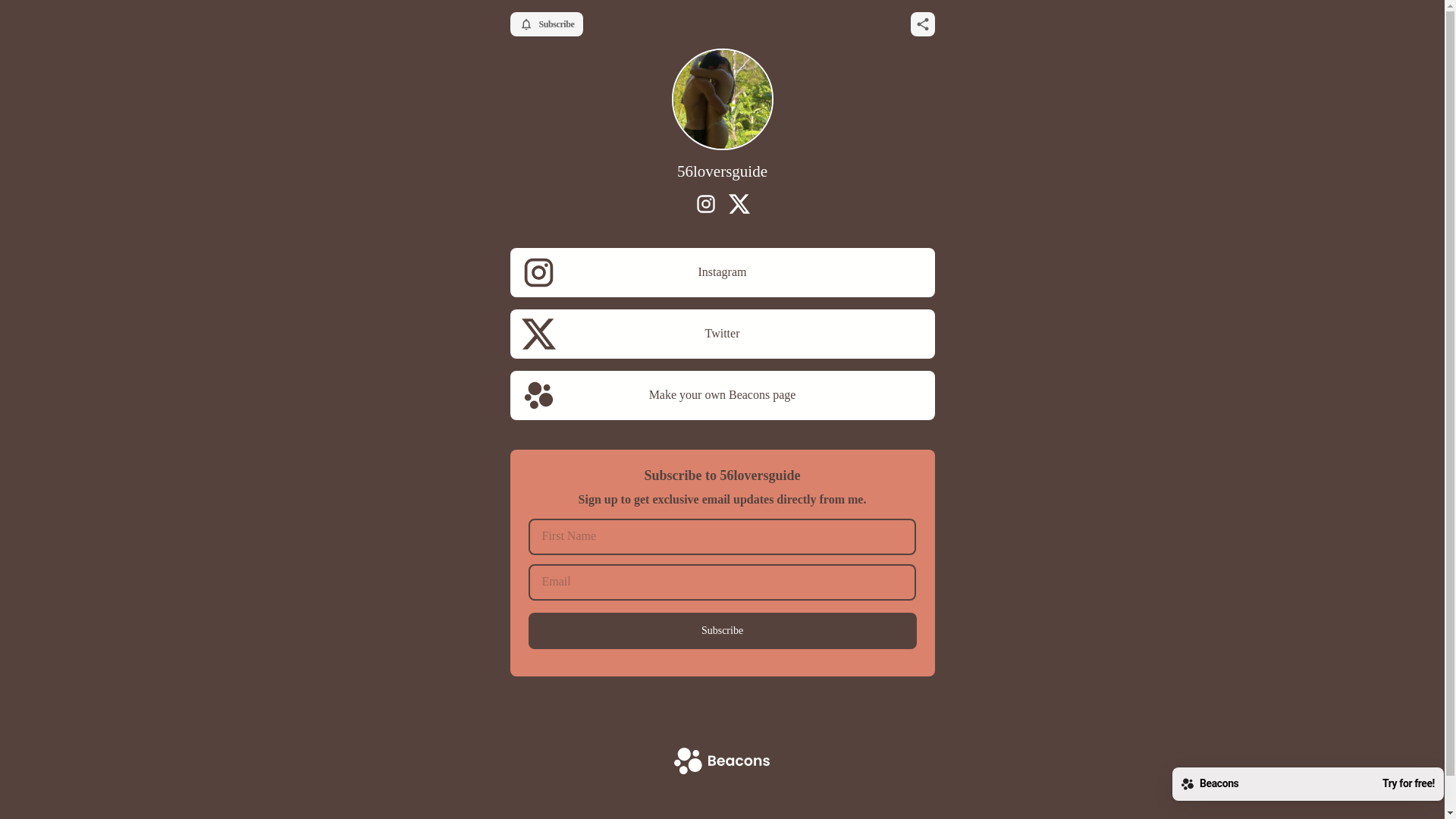 website screenshot of https://56loversguide.com/