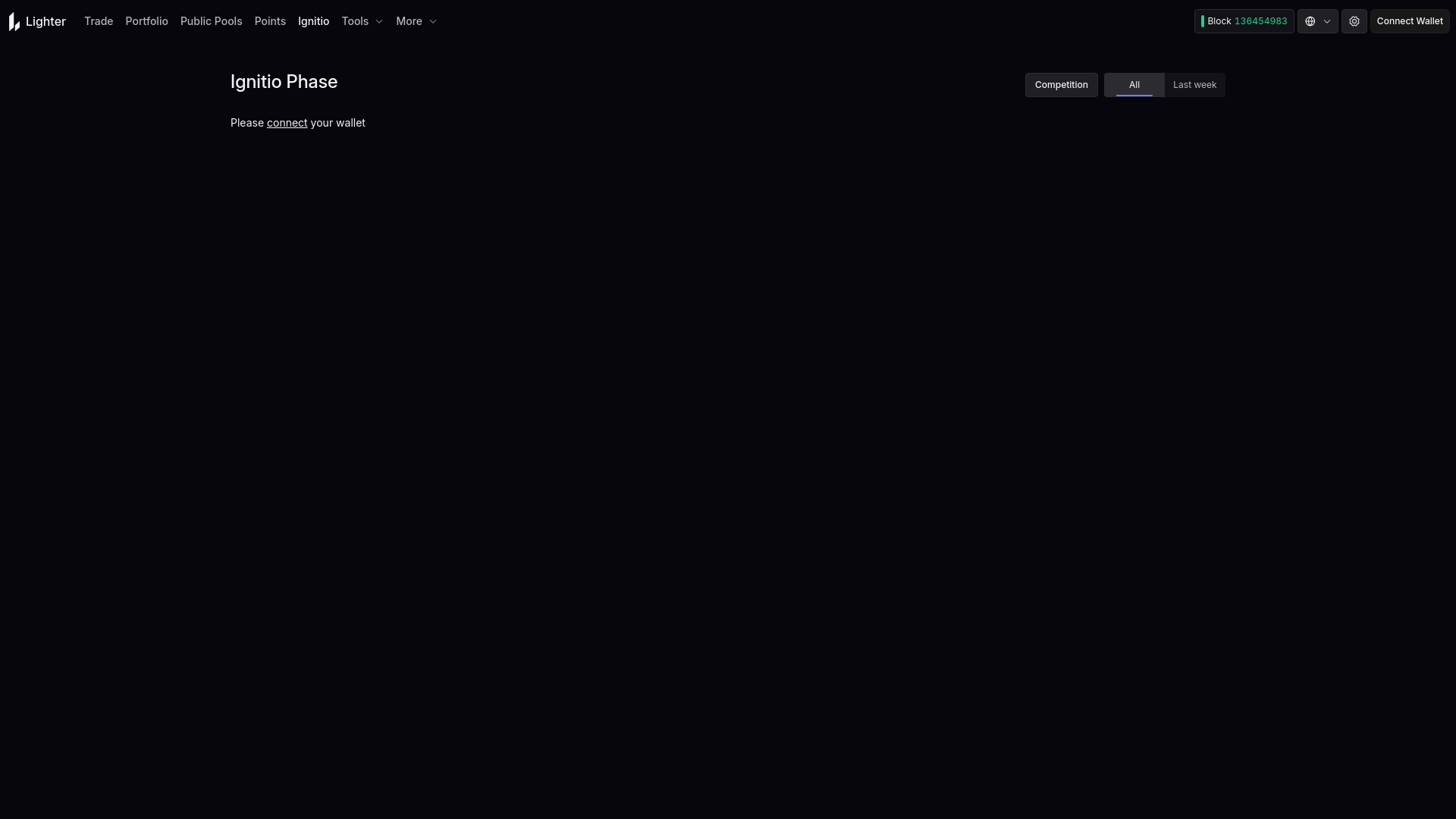 website screenshot of https://ignitio.xyz/