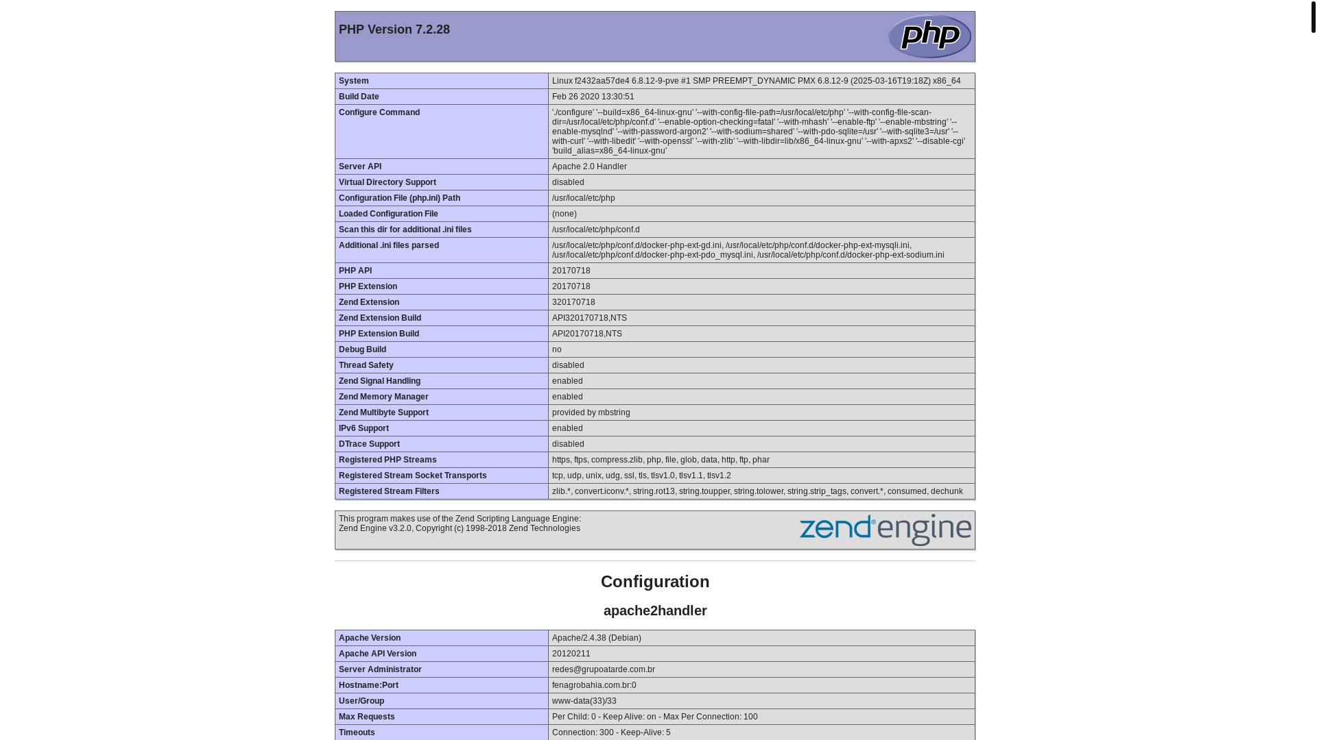 website screenshot of https://fenagrobahia.com.br/