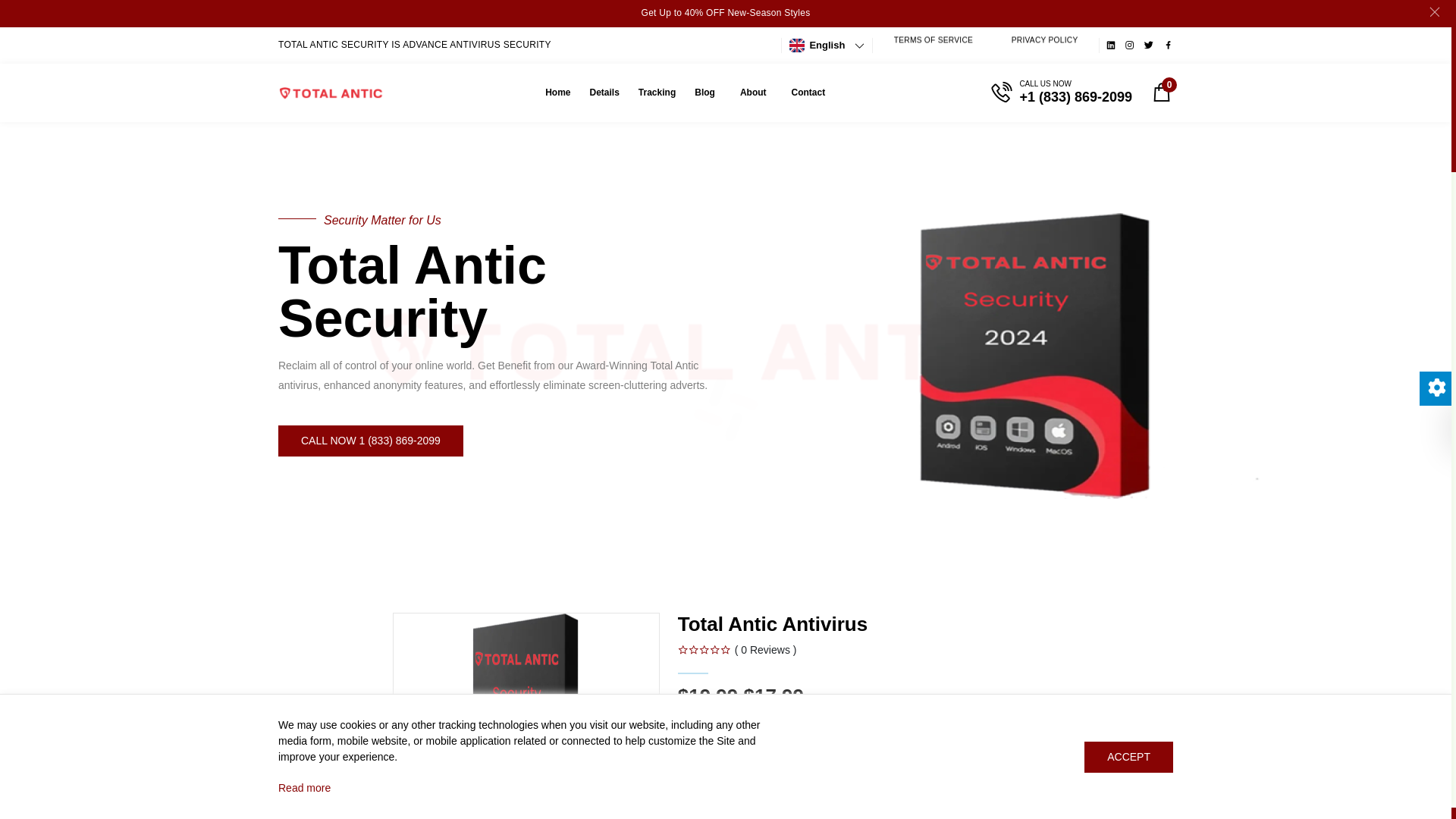 website screenshot of https://totalantic.online/