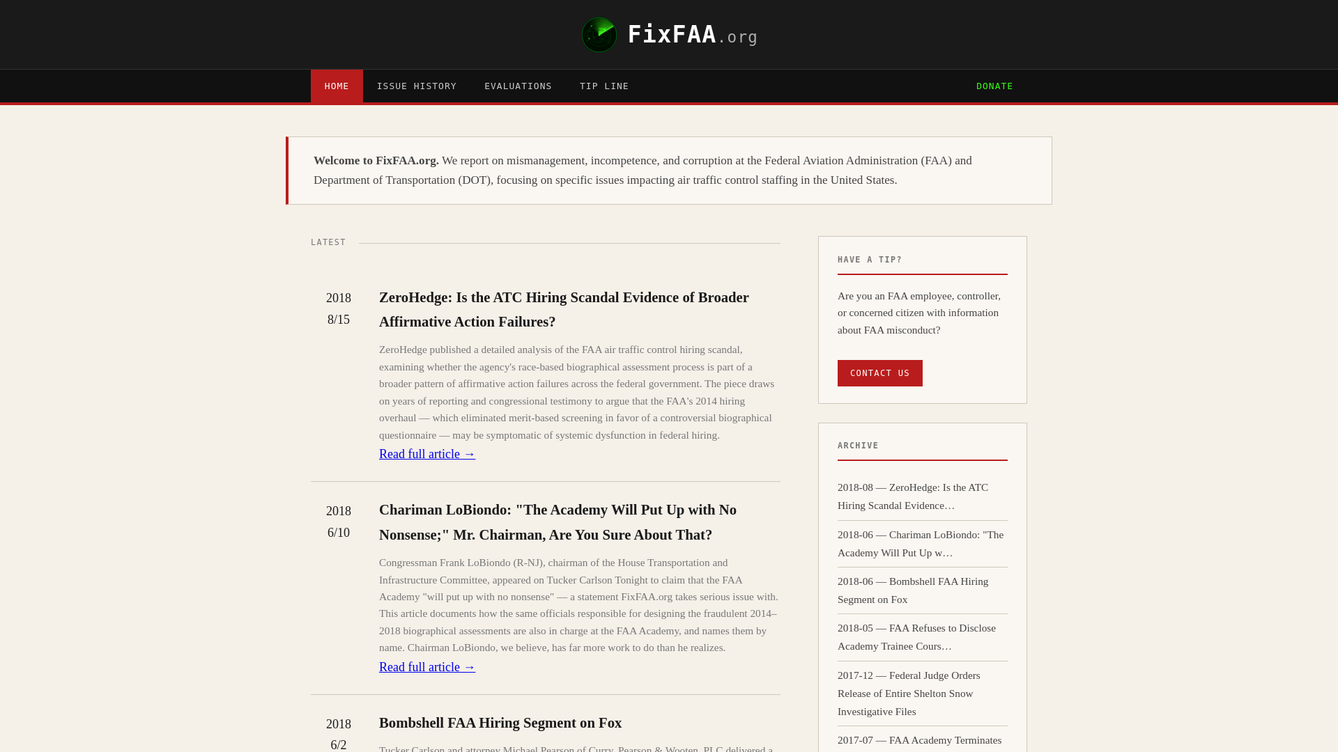 website screenshot of https://fixfaa.pages.dev/