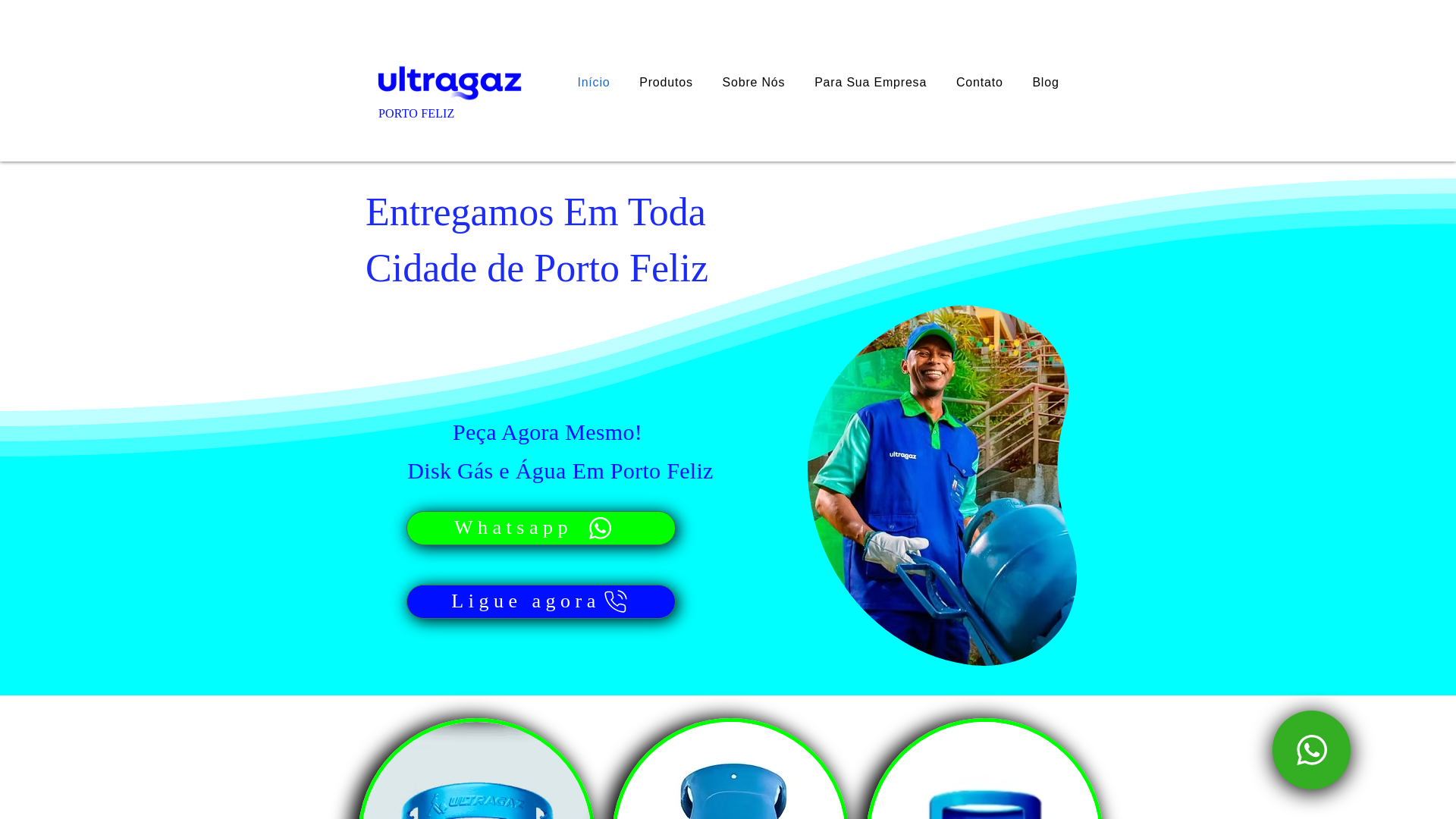 website screenshot of https://ultraportofeliz.com.br/