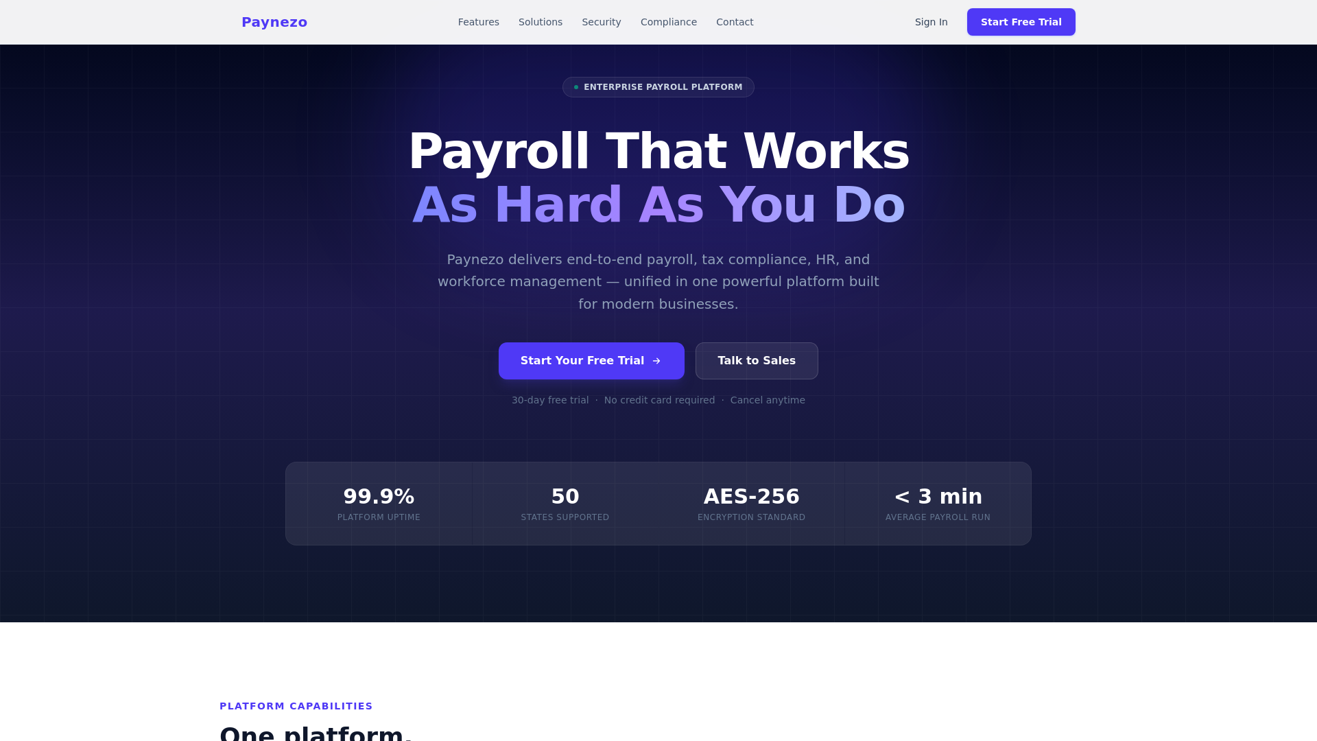 website screenshot of https://paynezo-frontend.pages.dev/