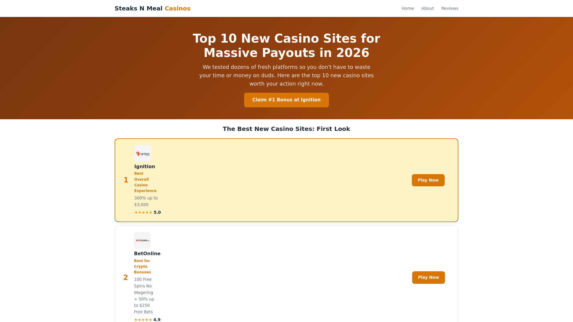 website screenshot of https://steaksnmeal-com.pages.dev/